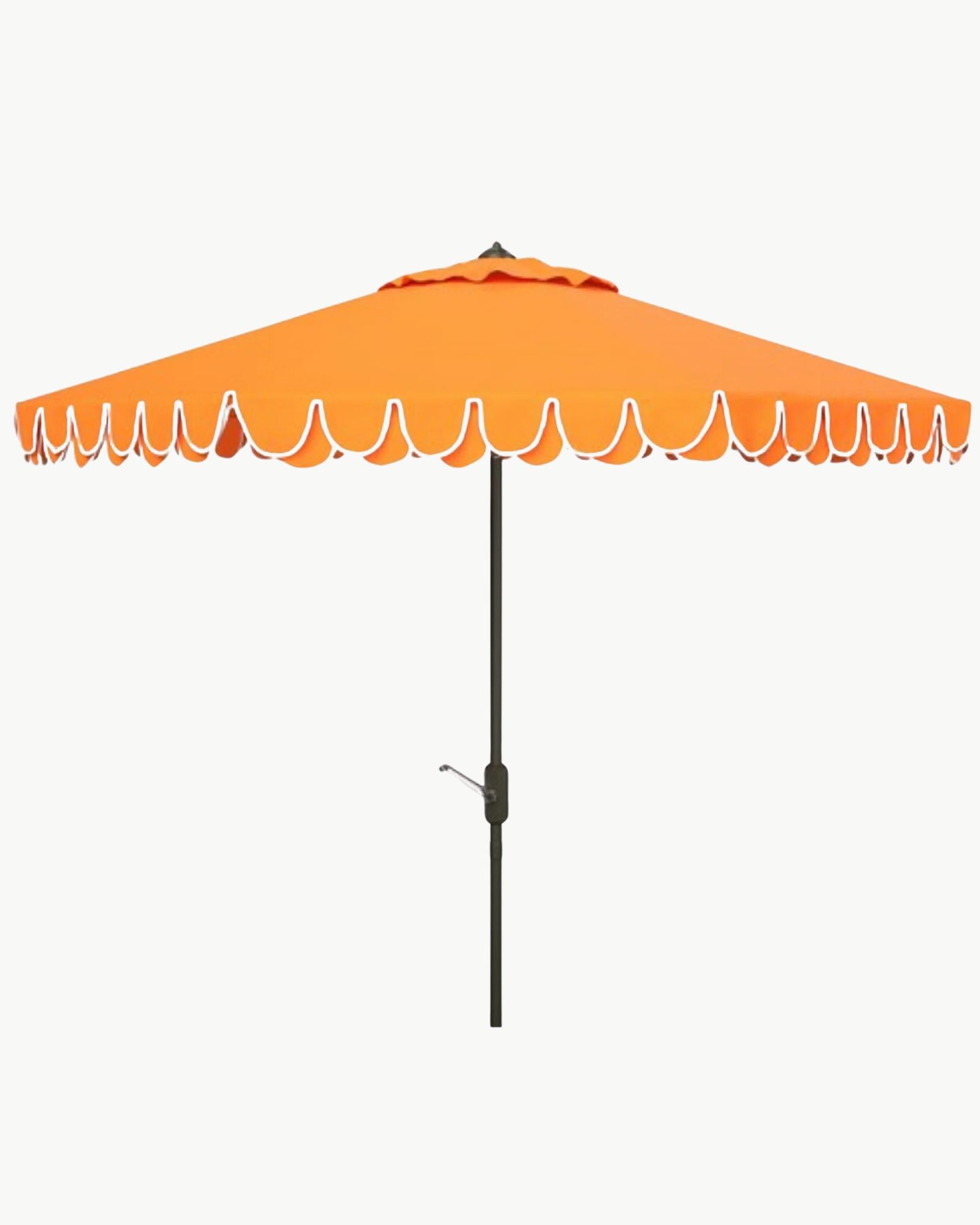 Amalfi Double Scalloped Umbrella in Marigold