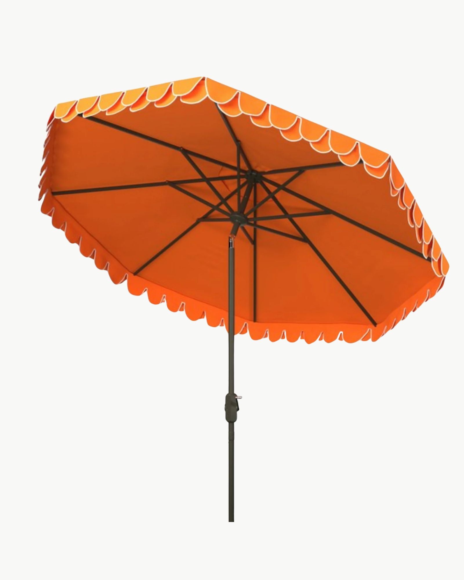 Amalfi Double Scalloped Umbrella in Marigold