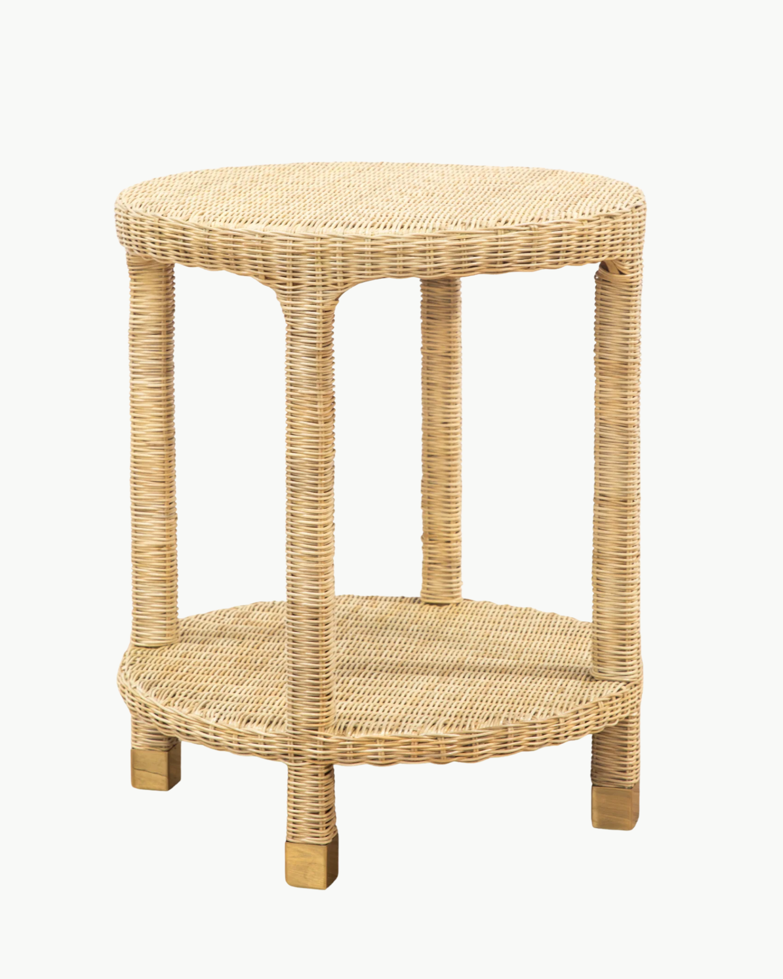 Arles Wicker Accent Table - Large