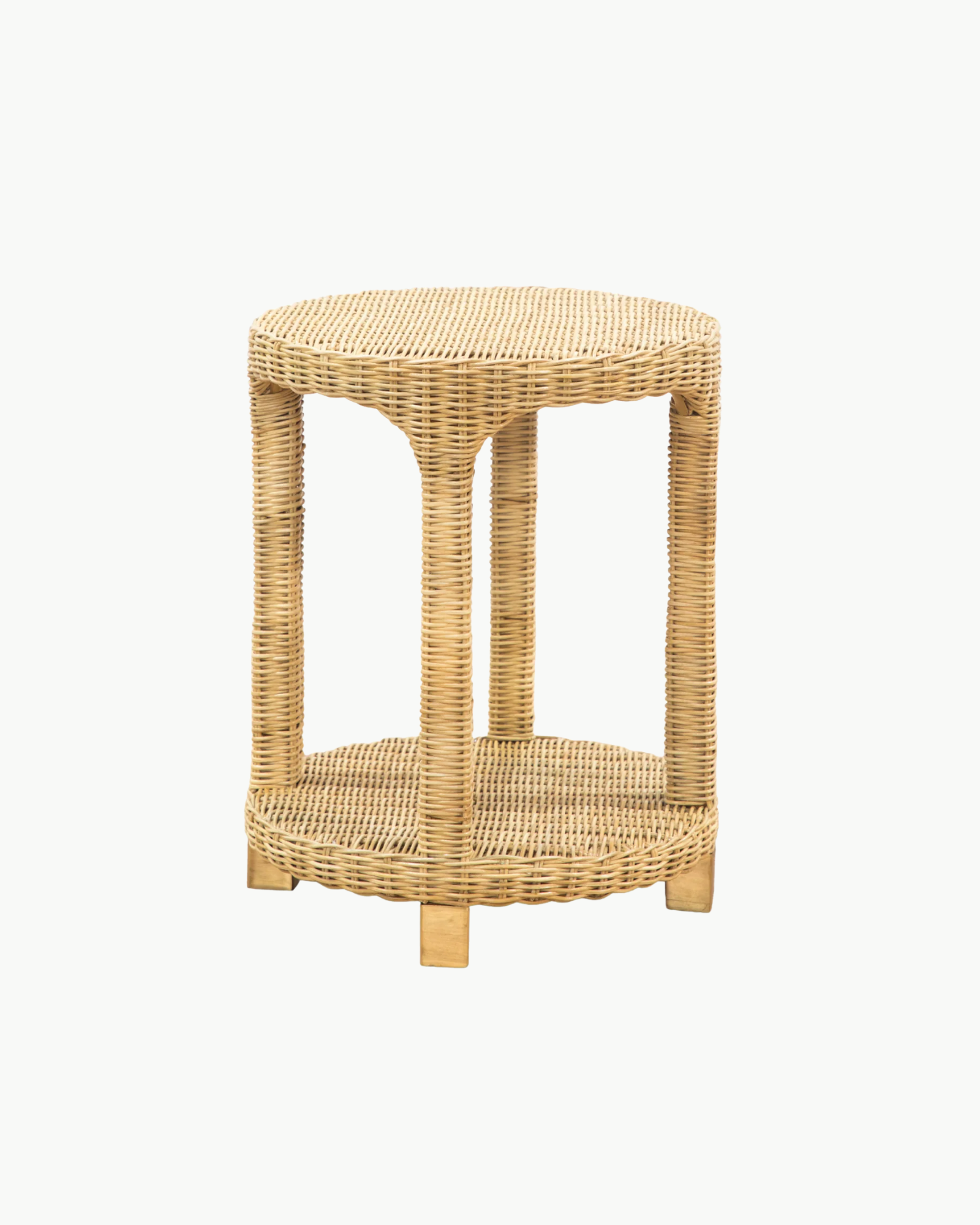 Arles Wicker Accent Table - Small