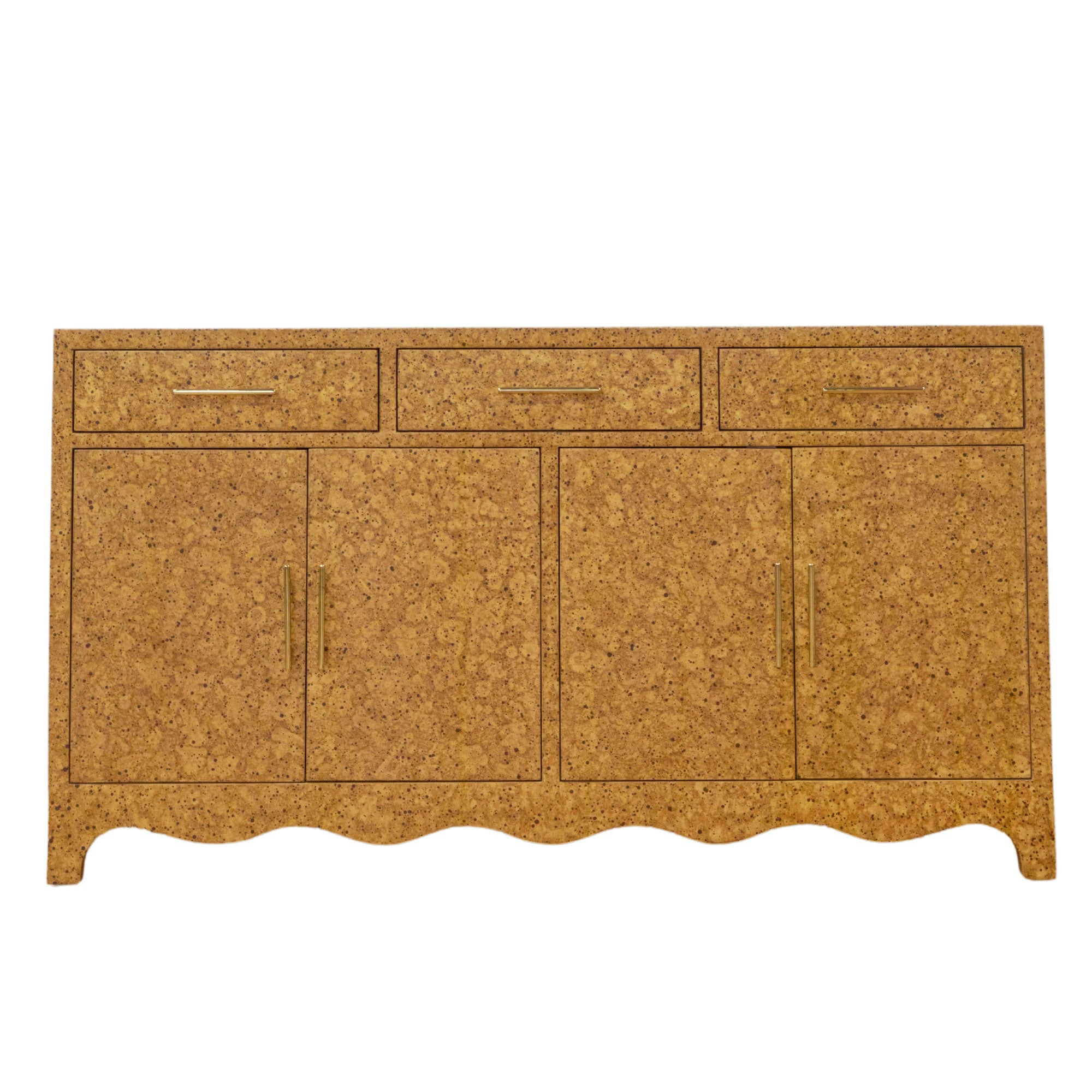 Wavy Burloise Credenza