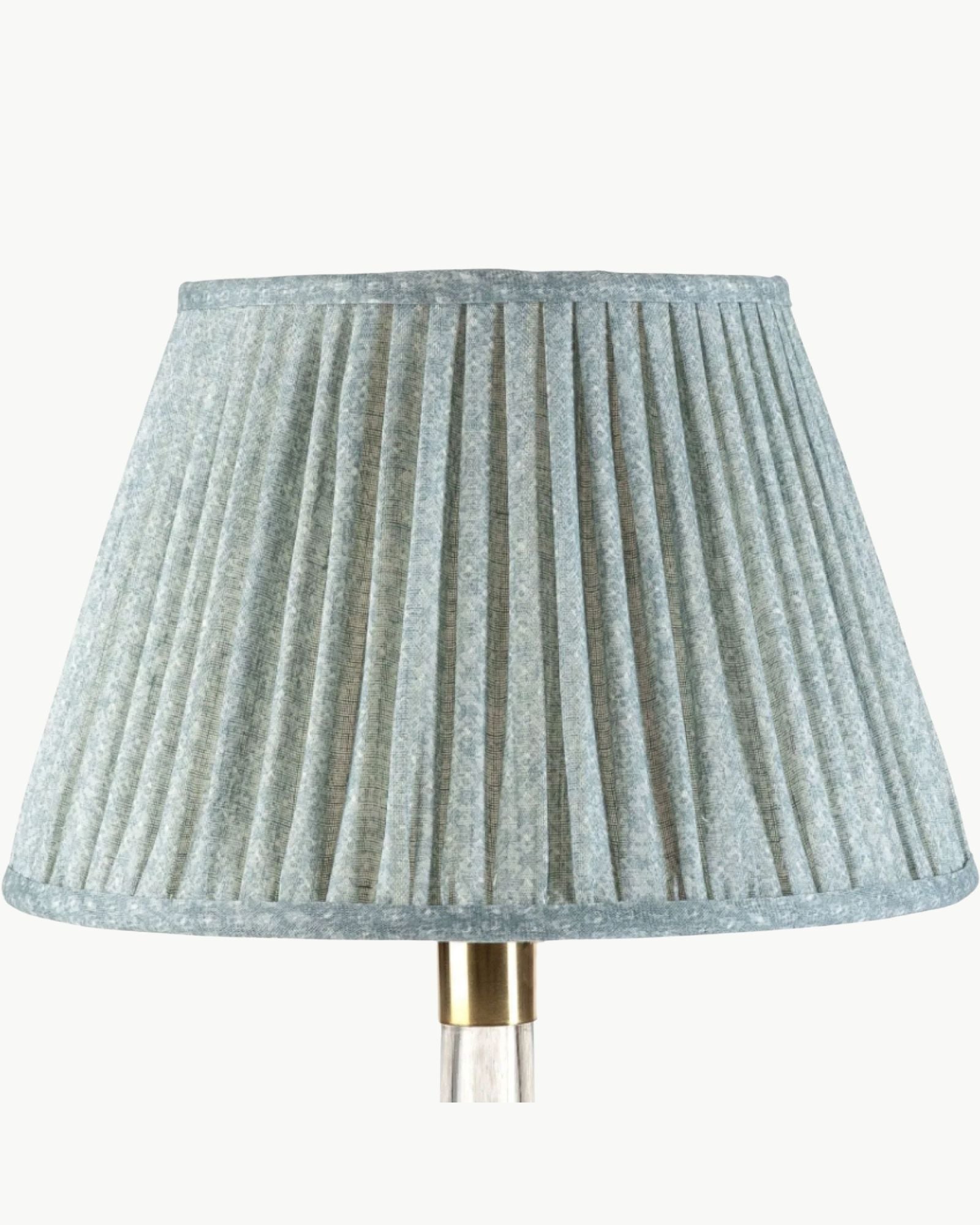 Blue Figured Lampshade