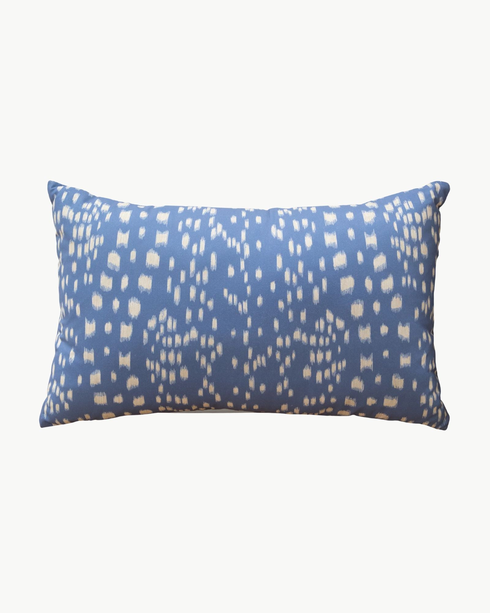 Blue Les Touches Reverse Lumbar Pillow