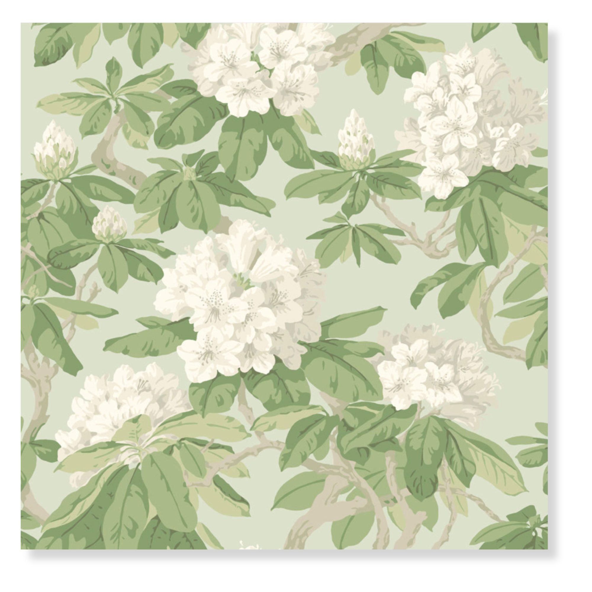 Bourlie Duck Egg Wallpaper