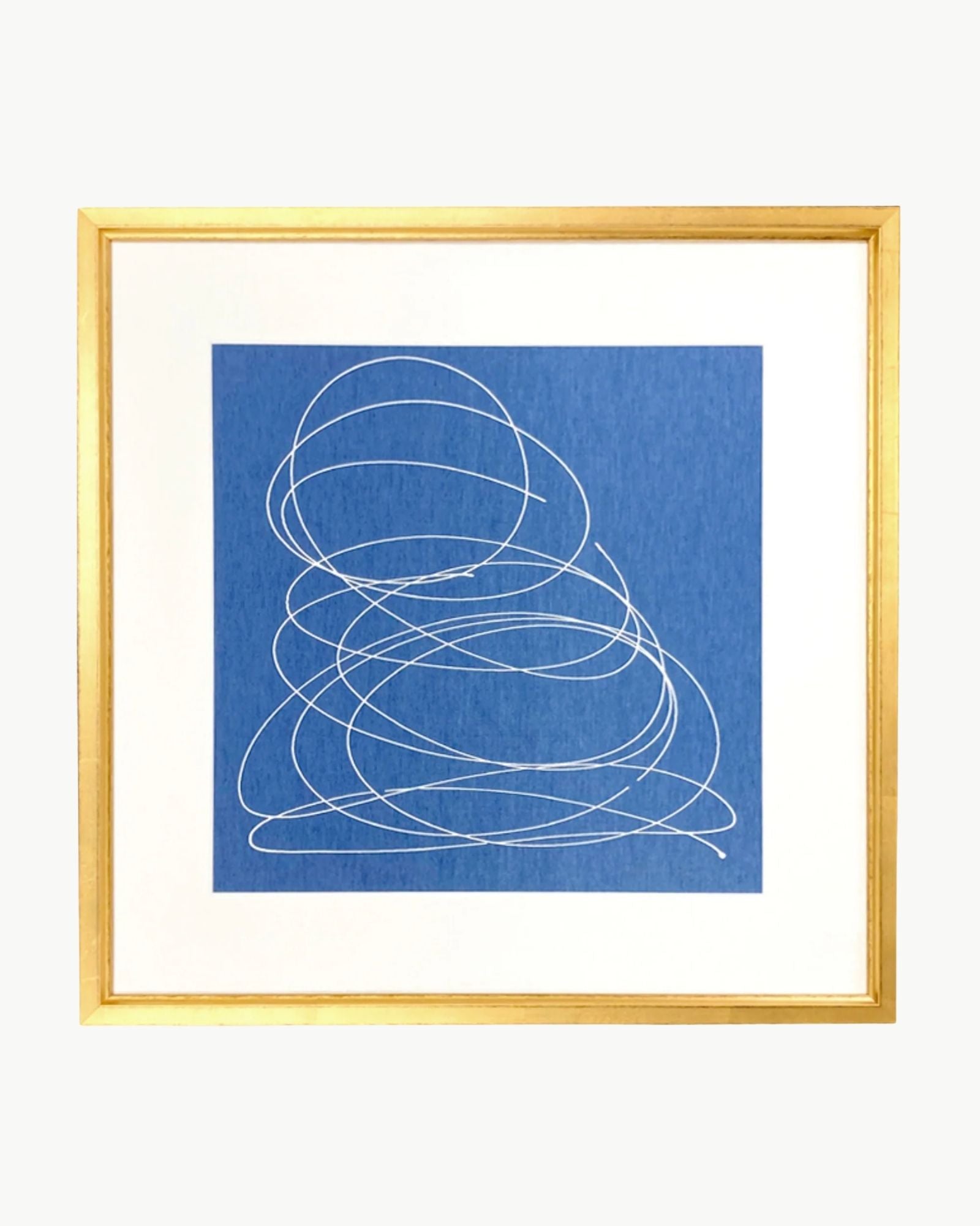Brainstorm on Blue Silk #2 by Kayce Hughes
