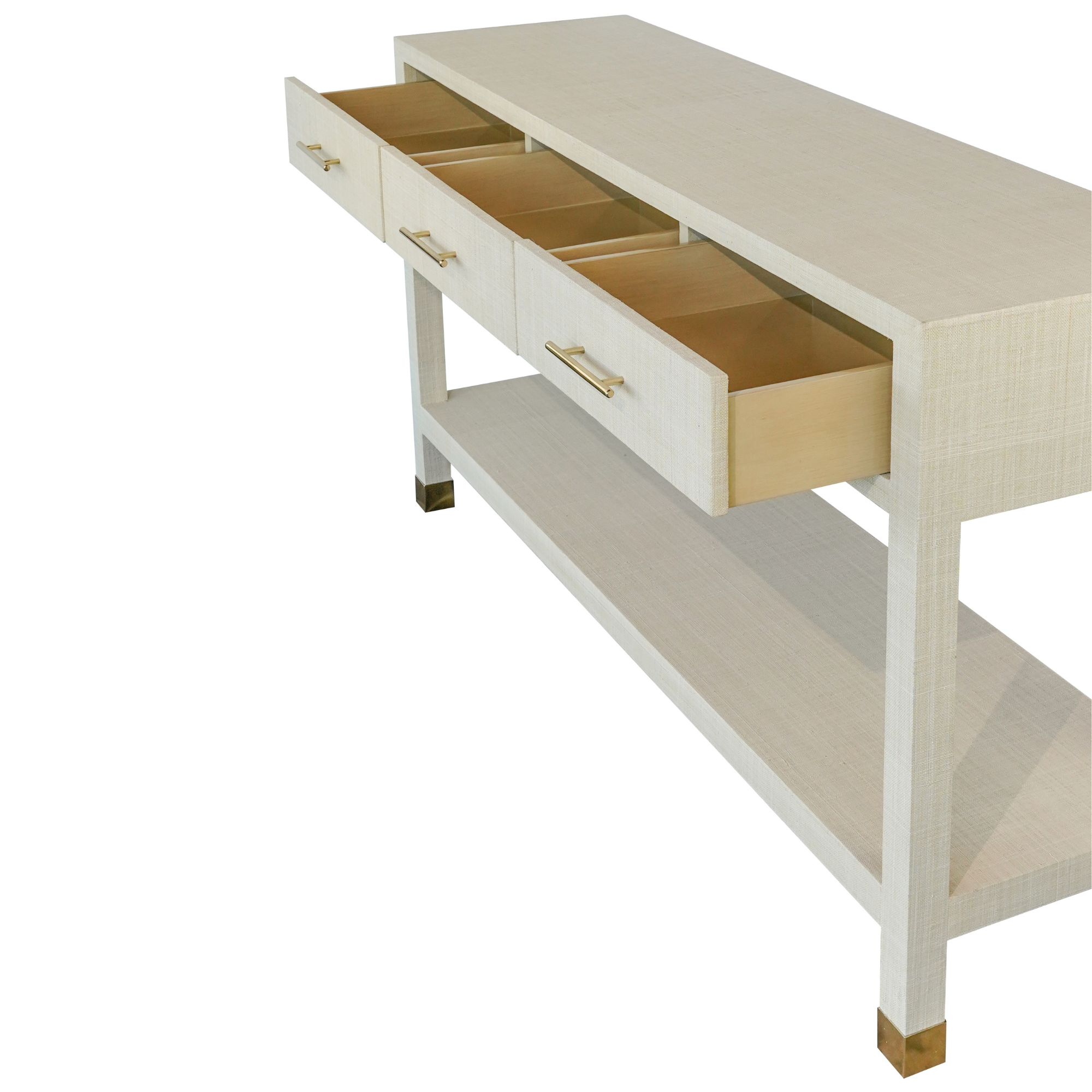 Carmen Grasscloth Console