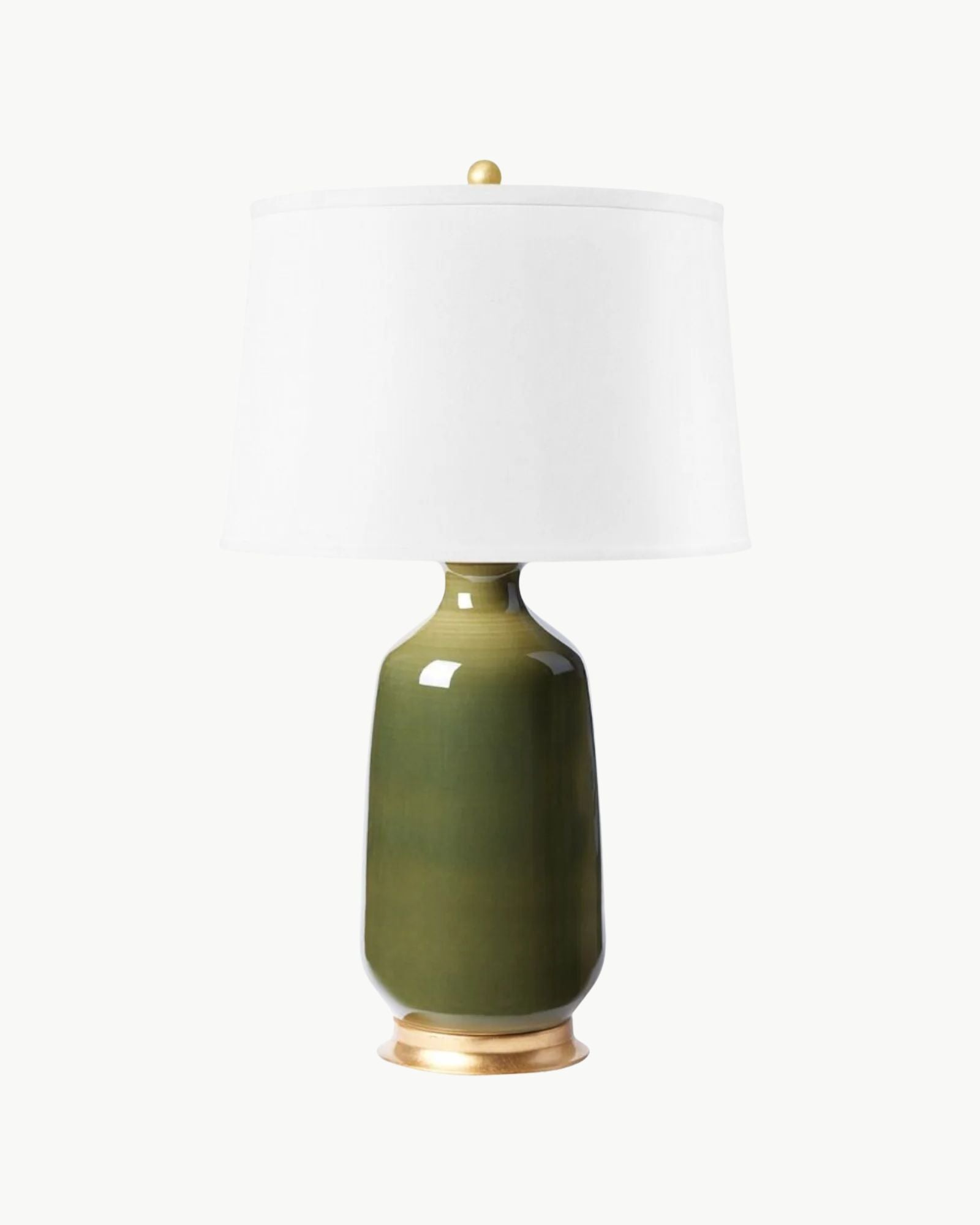 Carolyn Lamp in Olive Green