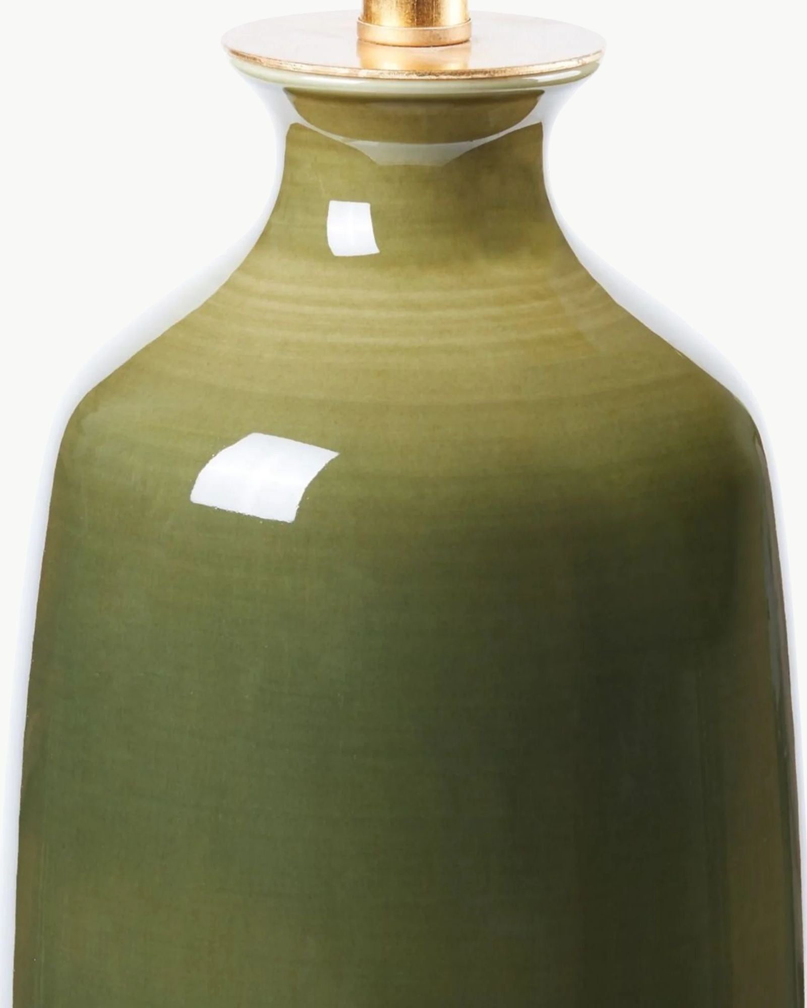 Carolyn Lamp in Olive Green