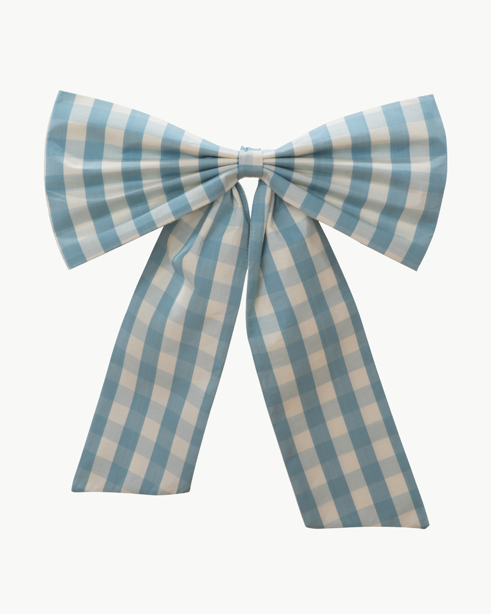 Oversized Fabric Bow - Carsten Check Pool
