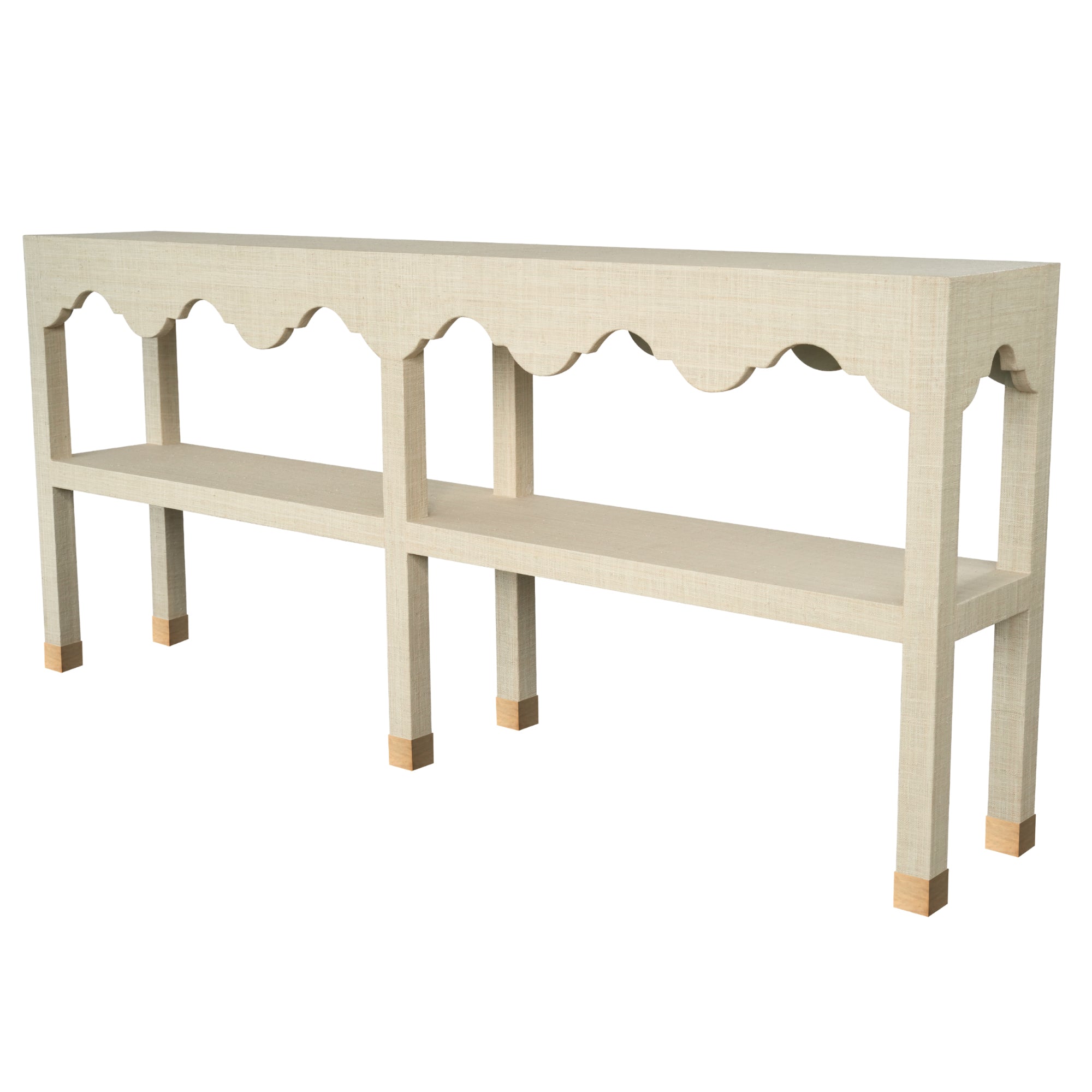 Cashiers Grasscloth Console - Large