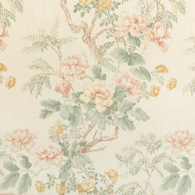 Chinese Peony Blush - Fabric by the Yard