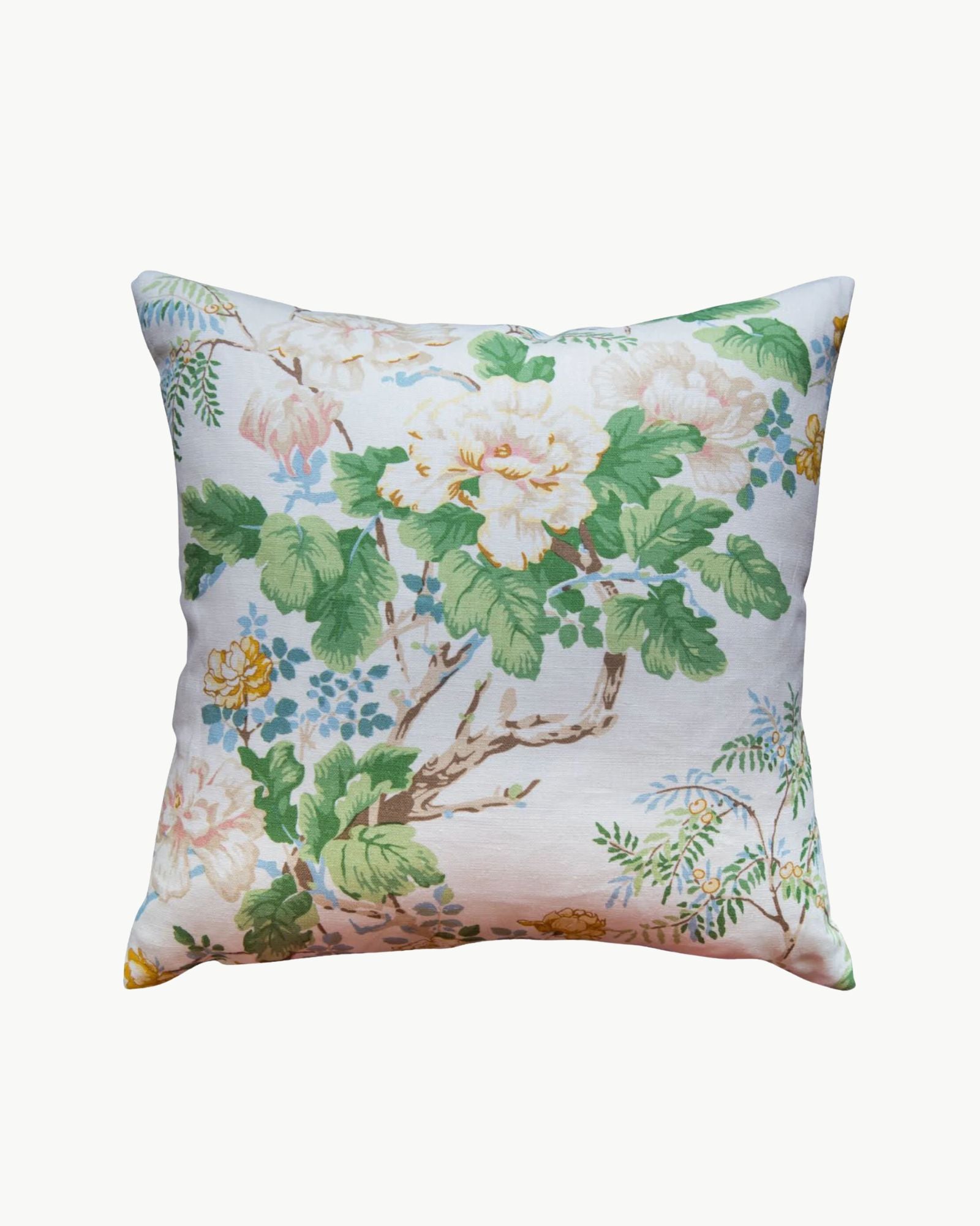Chinese Peony Gold Pillow Cover