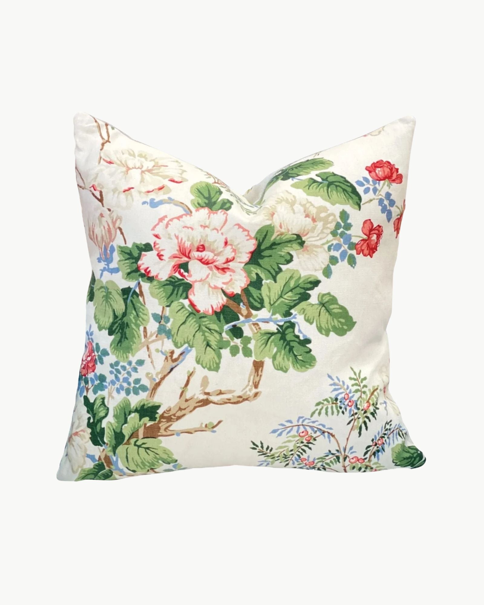 Chinese Peony Rose Pillow Cover