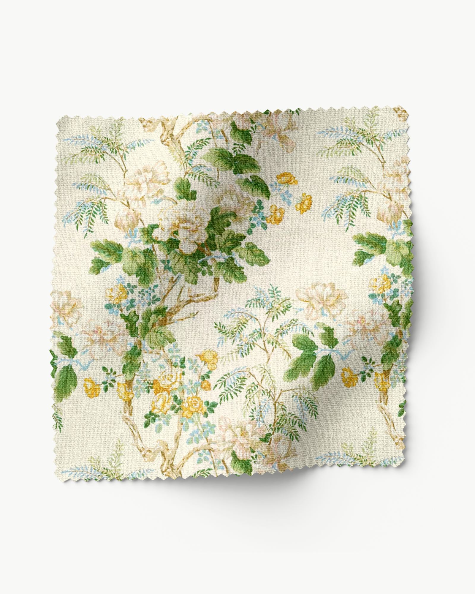 Chinese Peony Gold - Fabric by the Yard