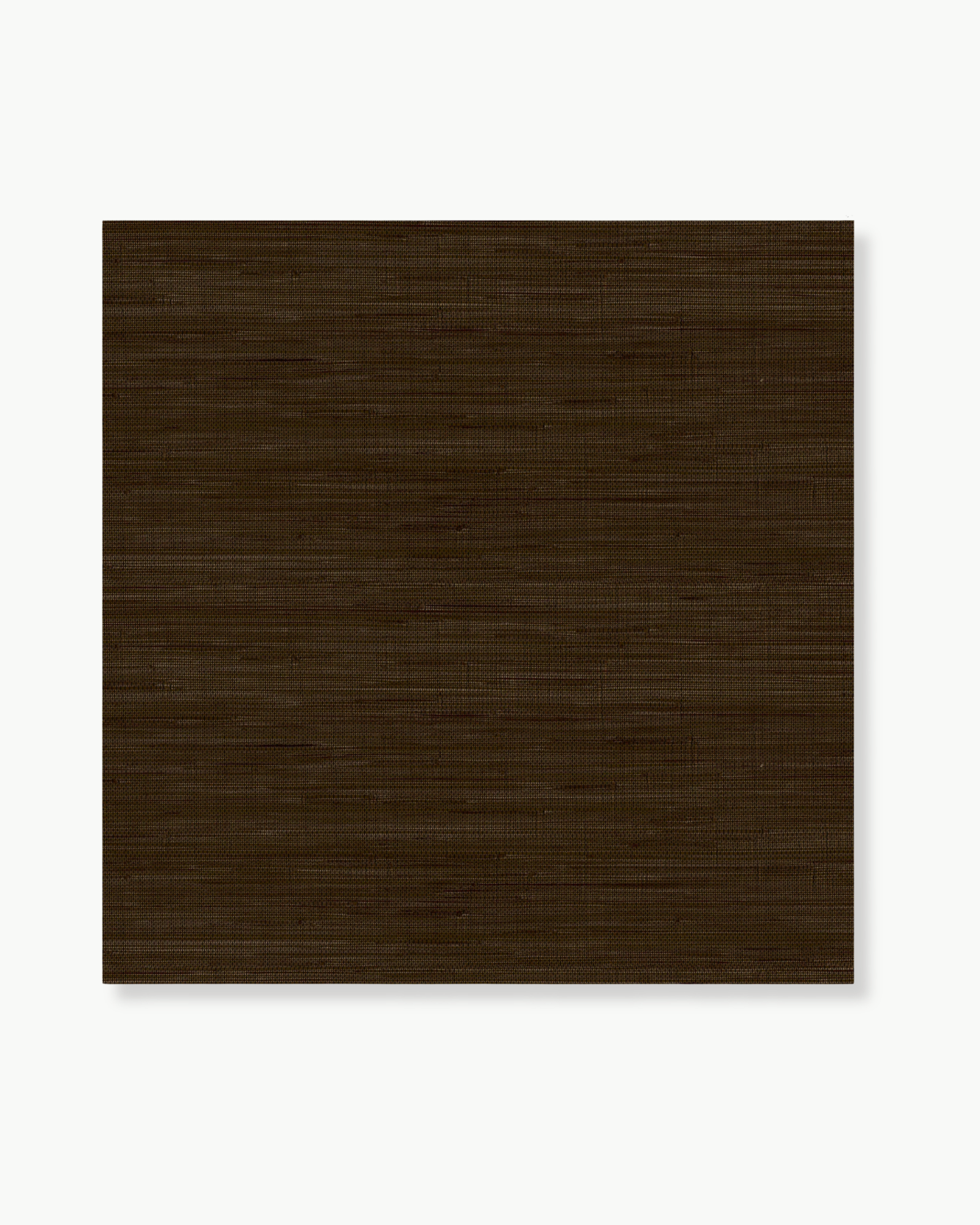 Chocolate Faux Grasscloth Peel and Stick Wallpaper