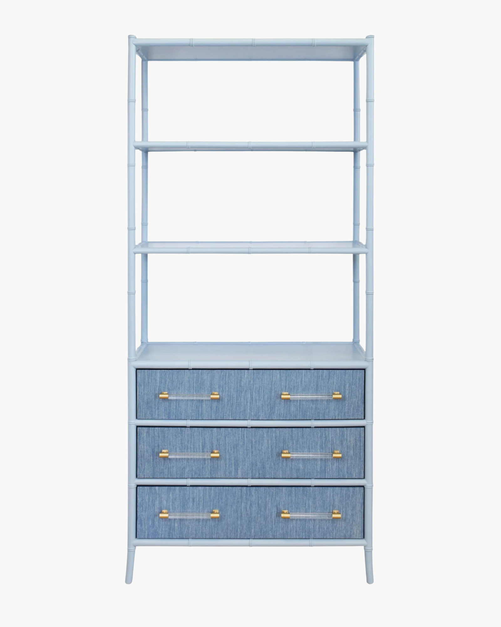 Cielo Grasscloth Etagere