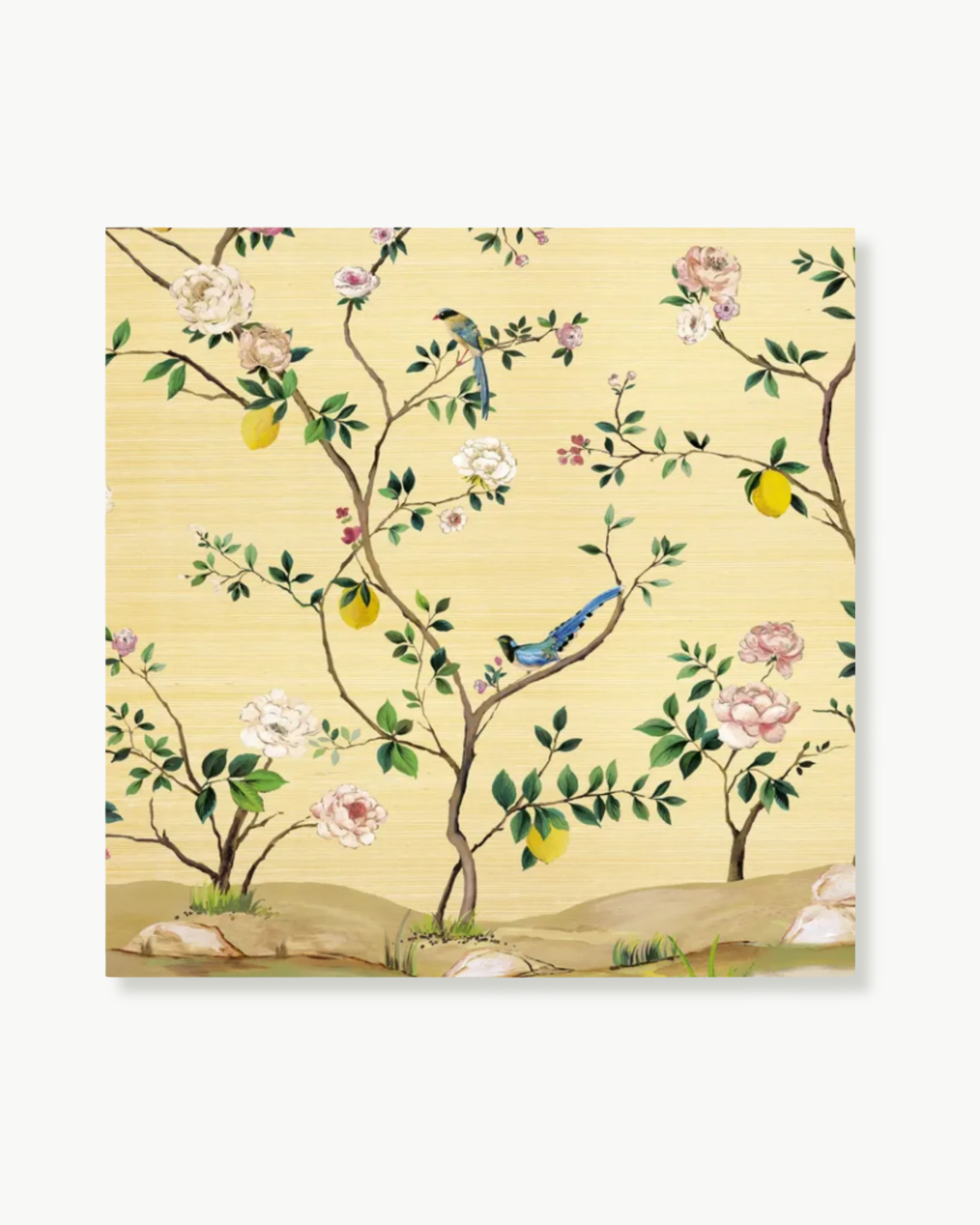 Citrine Chinoiserie Wallpaper Sample