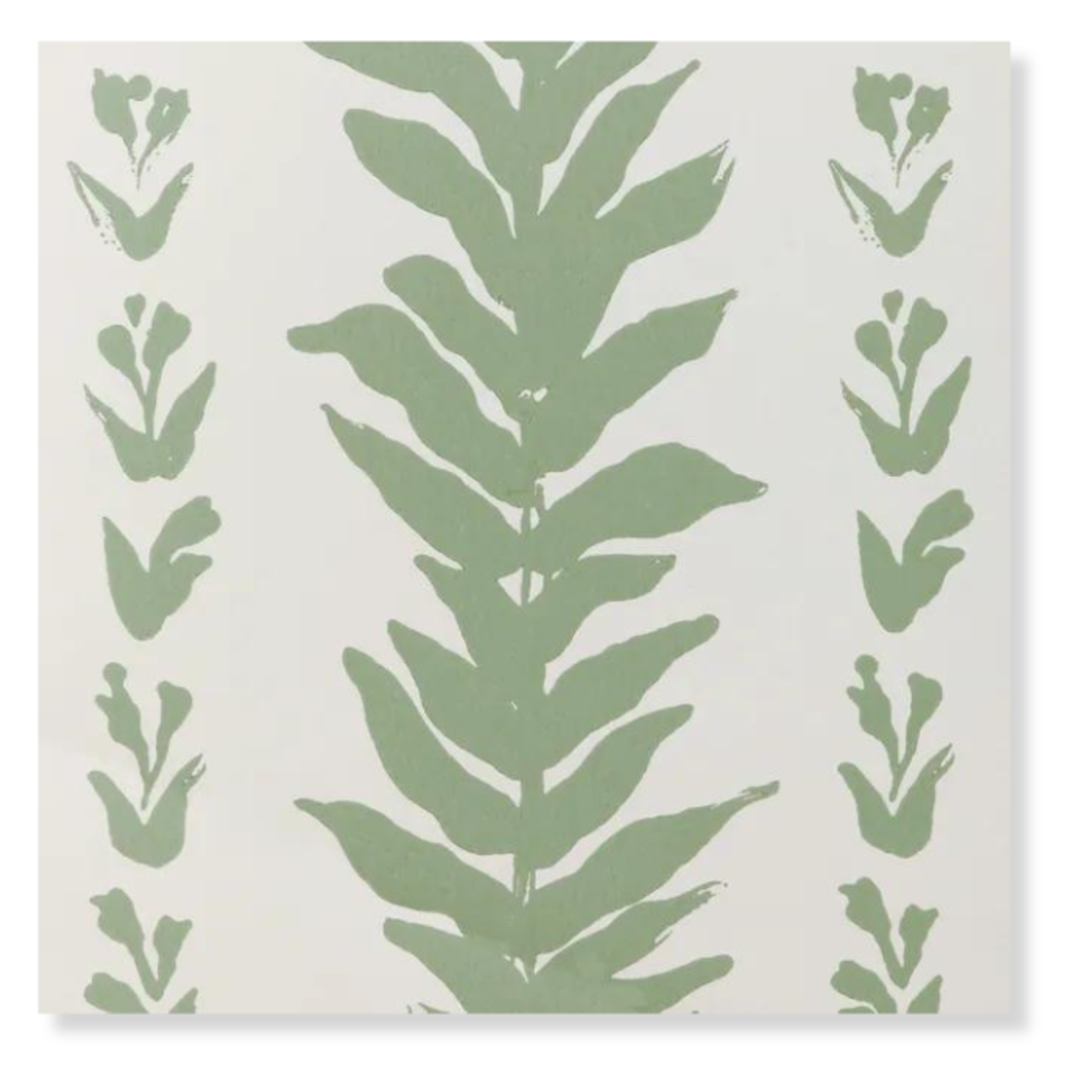 Climbing Leaves in Sage Wallpaper