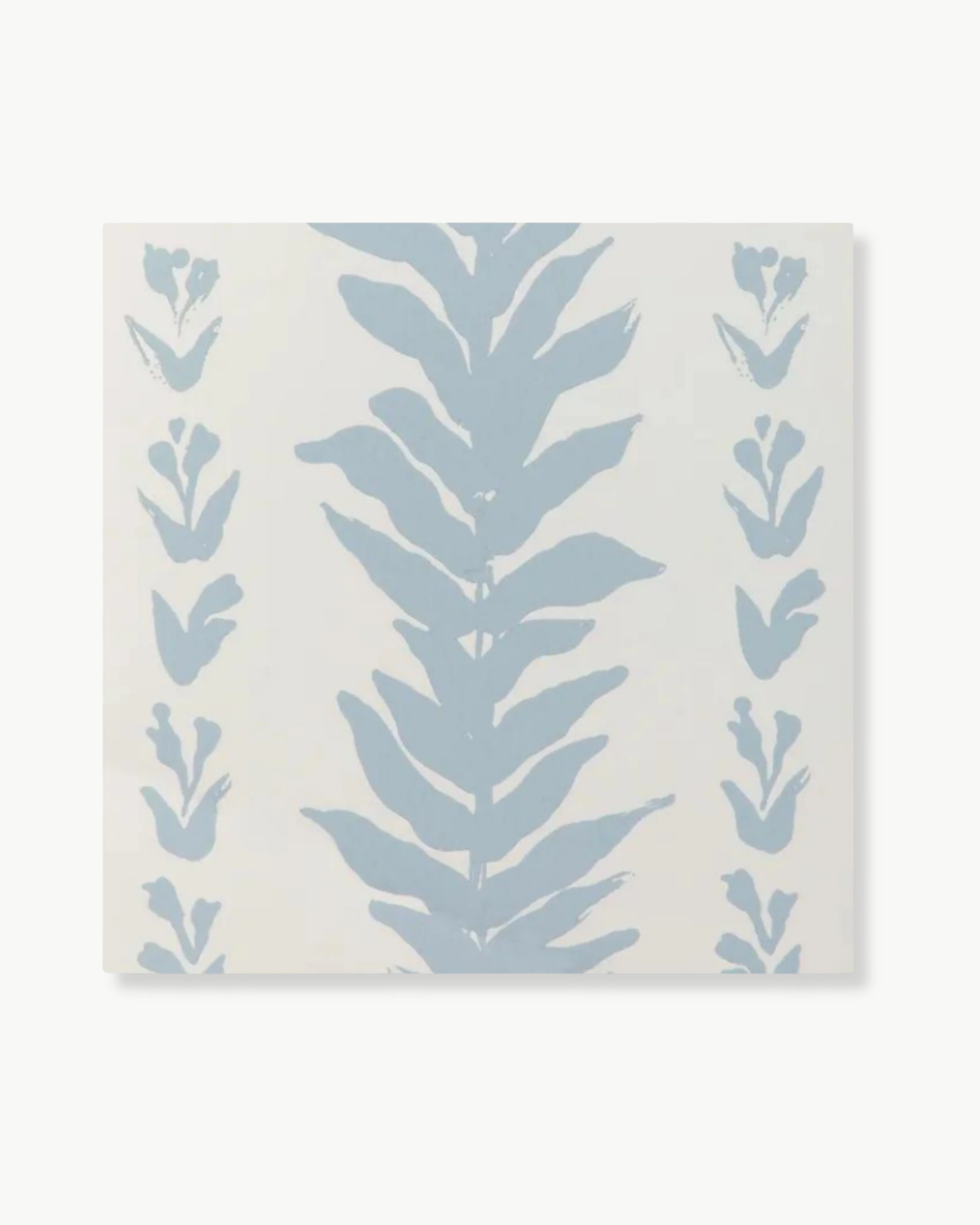 Climbing Leaves in Chambray Wallpaper