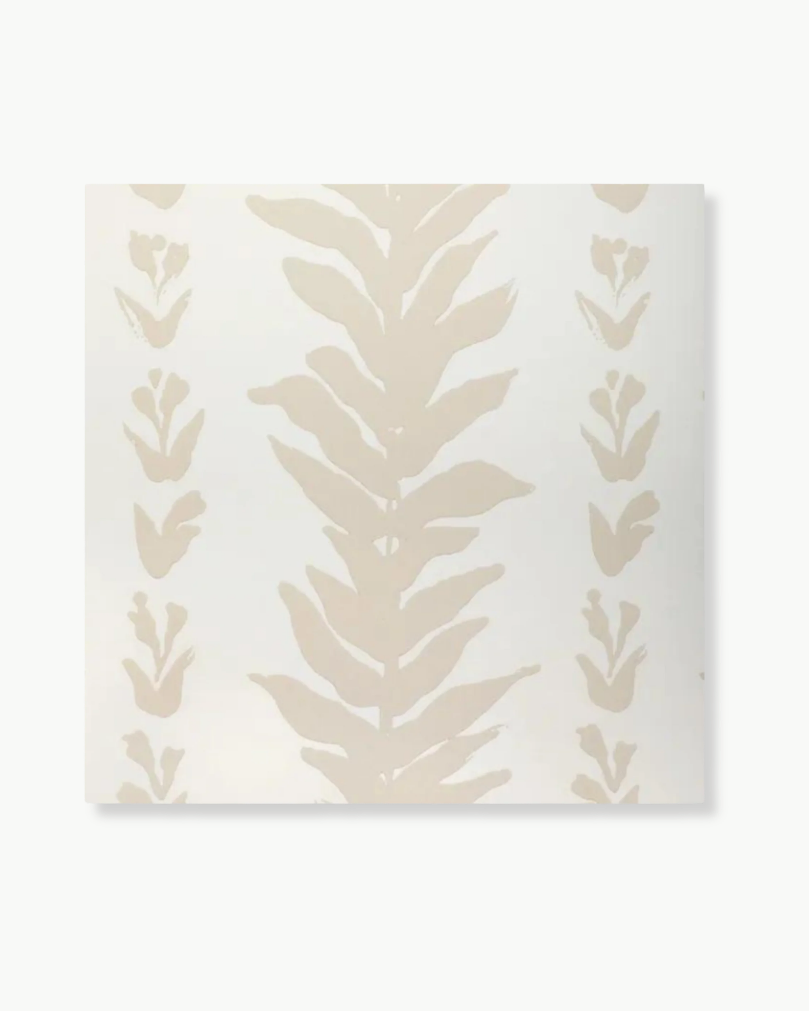 Climbing Leaves in Linen Wallpaper