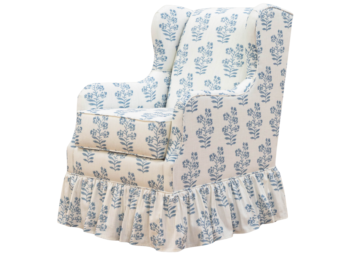 Austen Ruffle Swivel Rocker Glider – Society Social