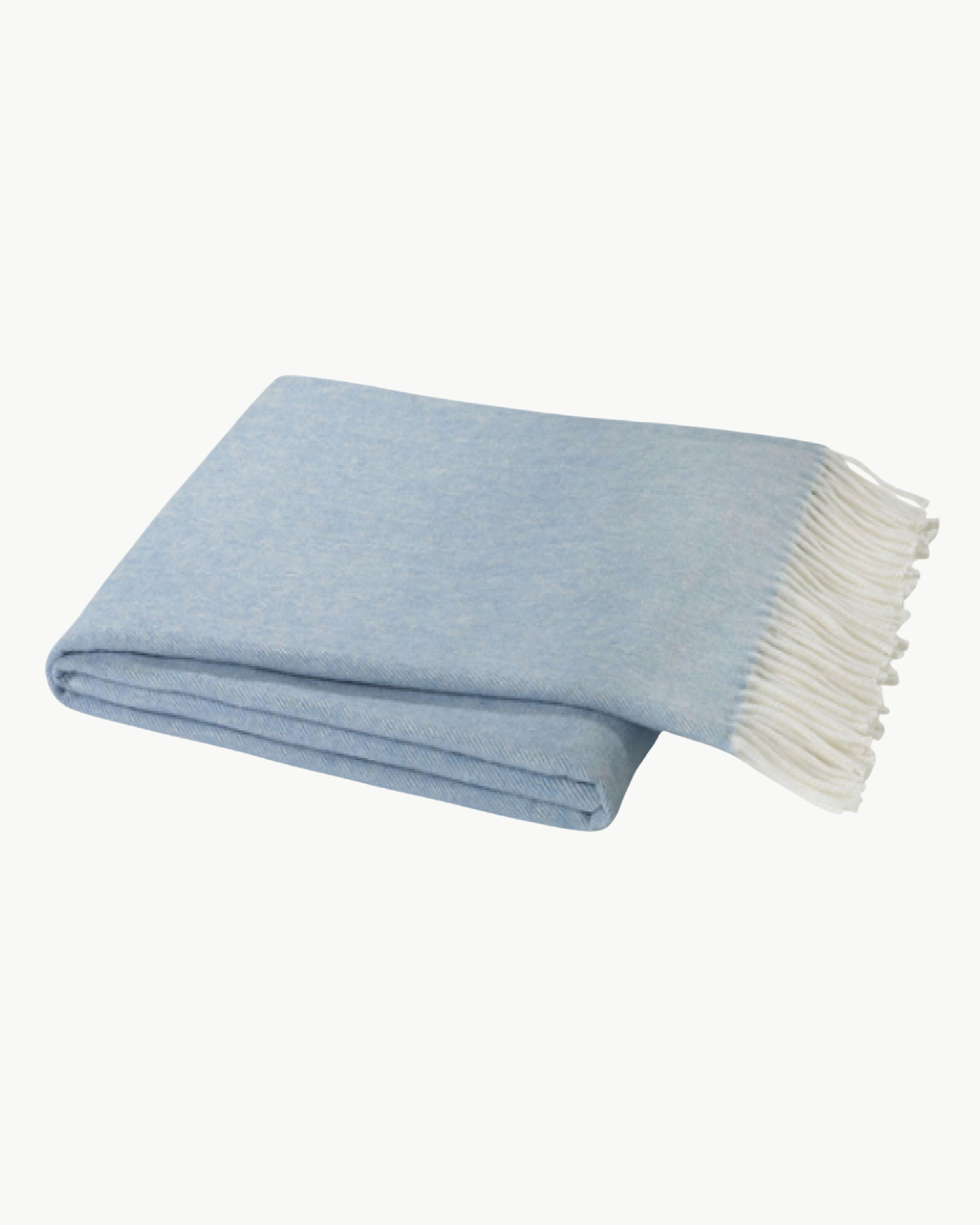 Denim Herringbone Throw