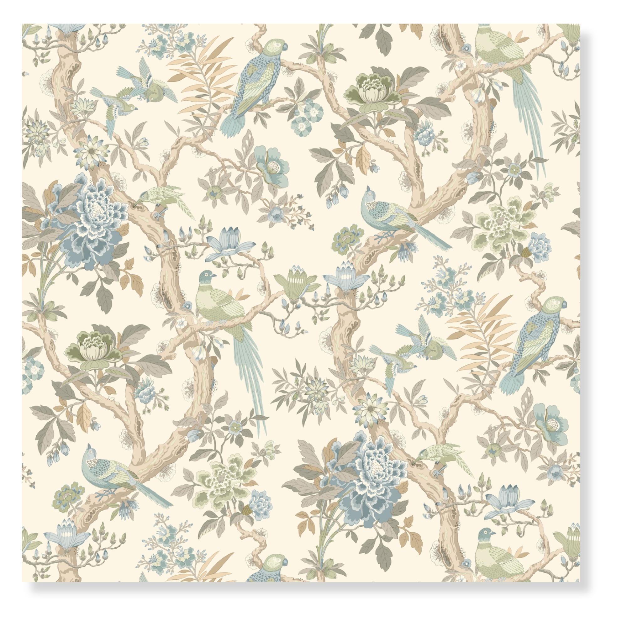 Eltham in Aqua Wallpaper