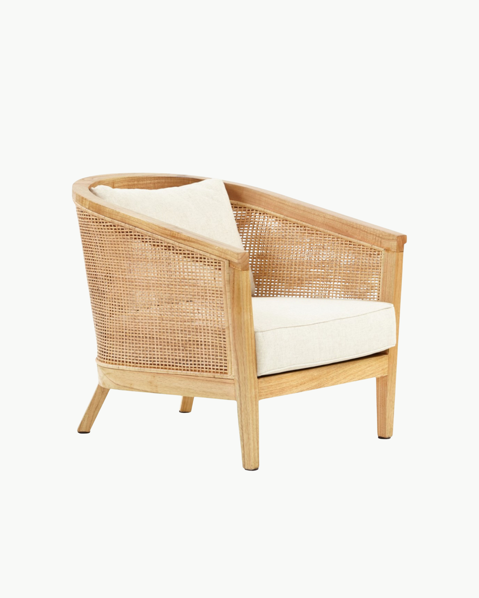 Etta Club Chair in Canvas