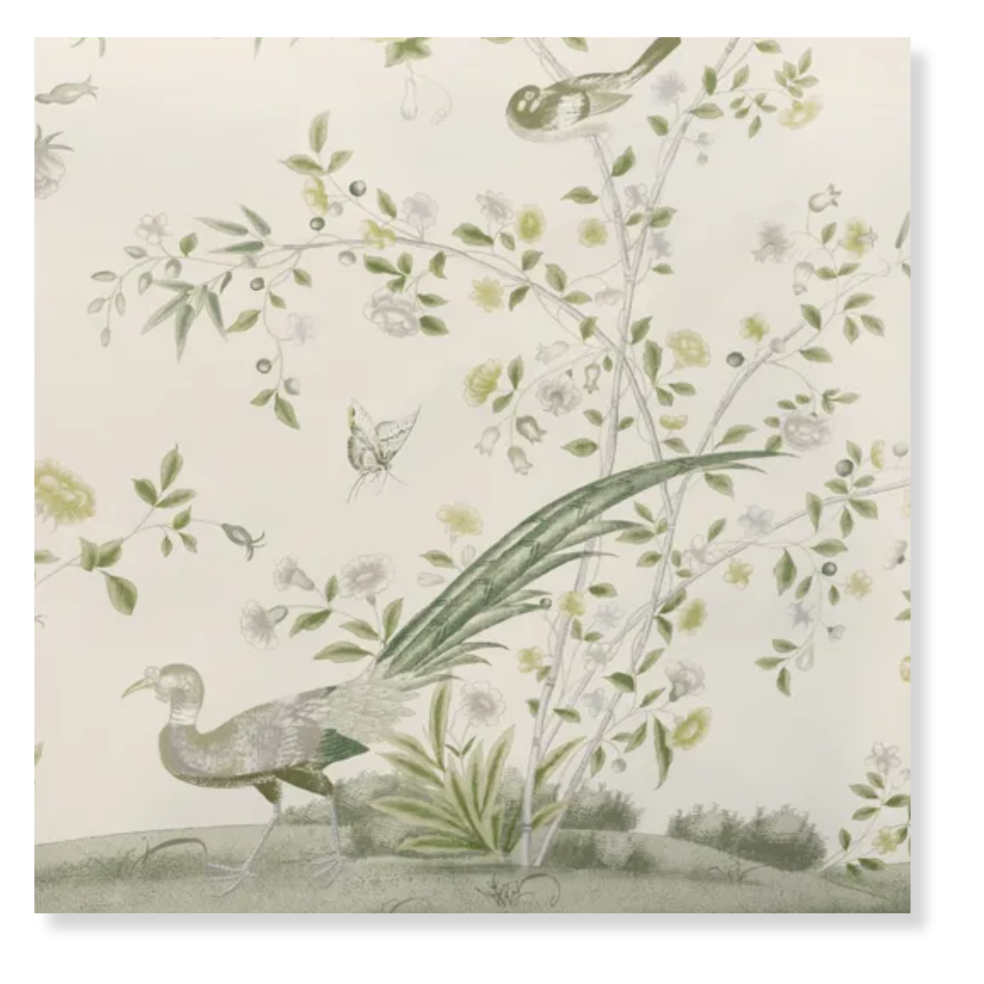 Whitley Hall in Leaf Wallpaper