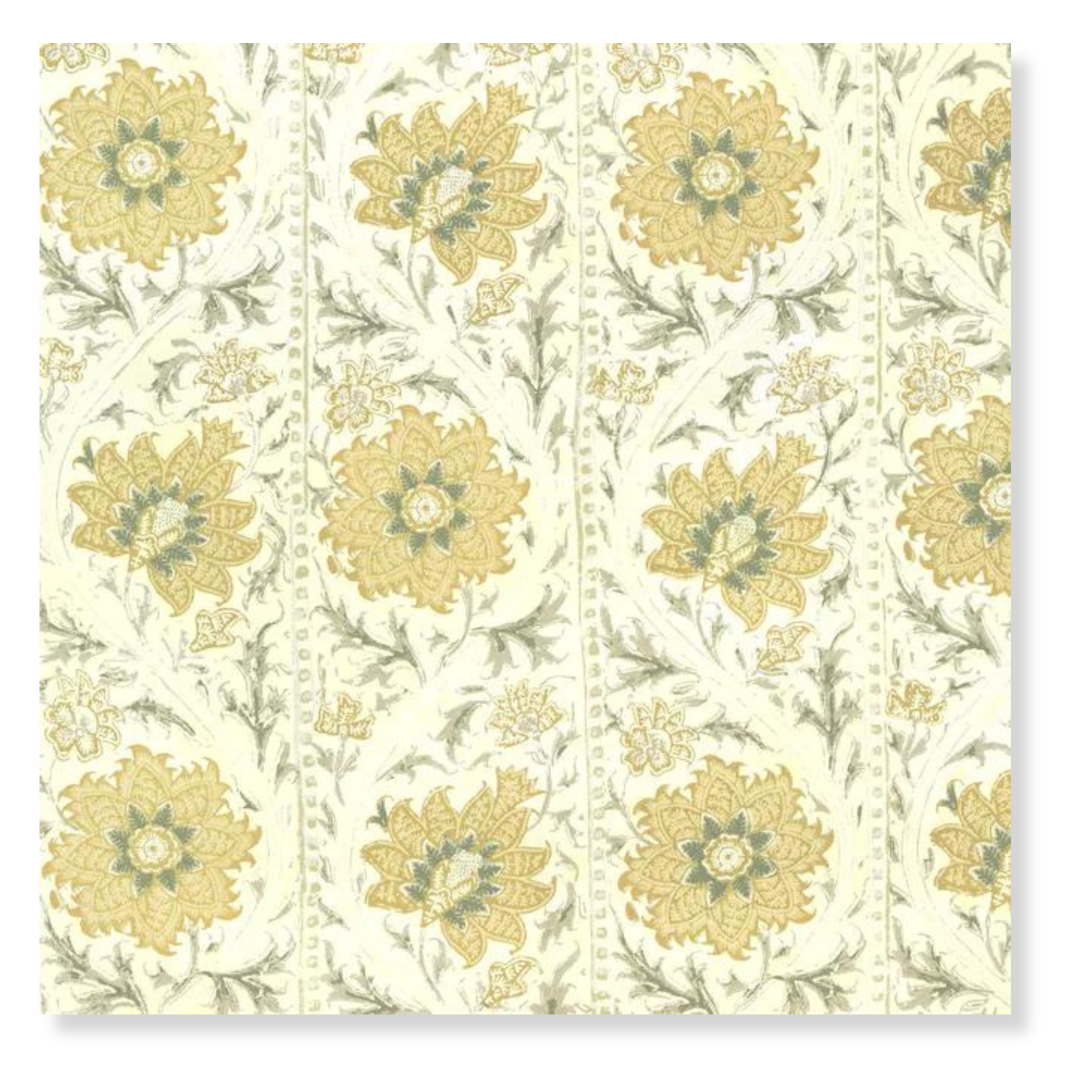 Calico Vine in Marigold - Fabric by the Yard