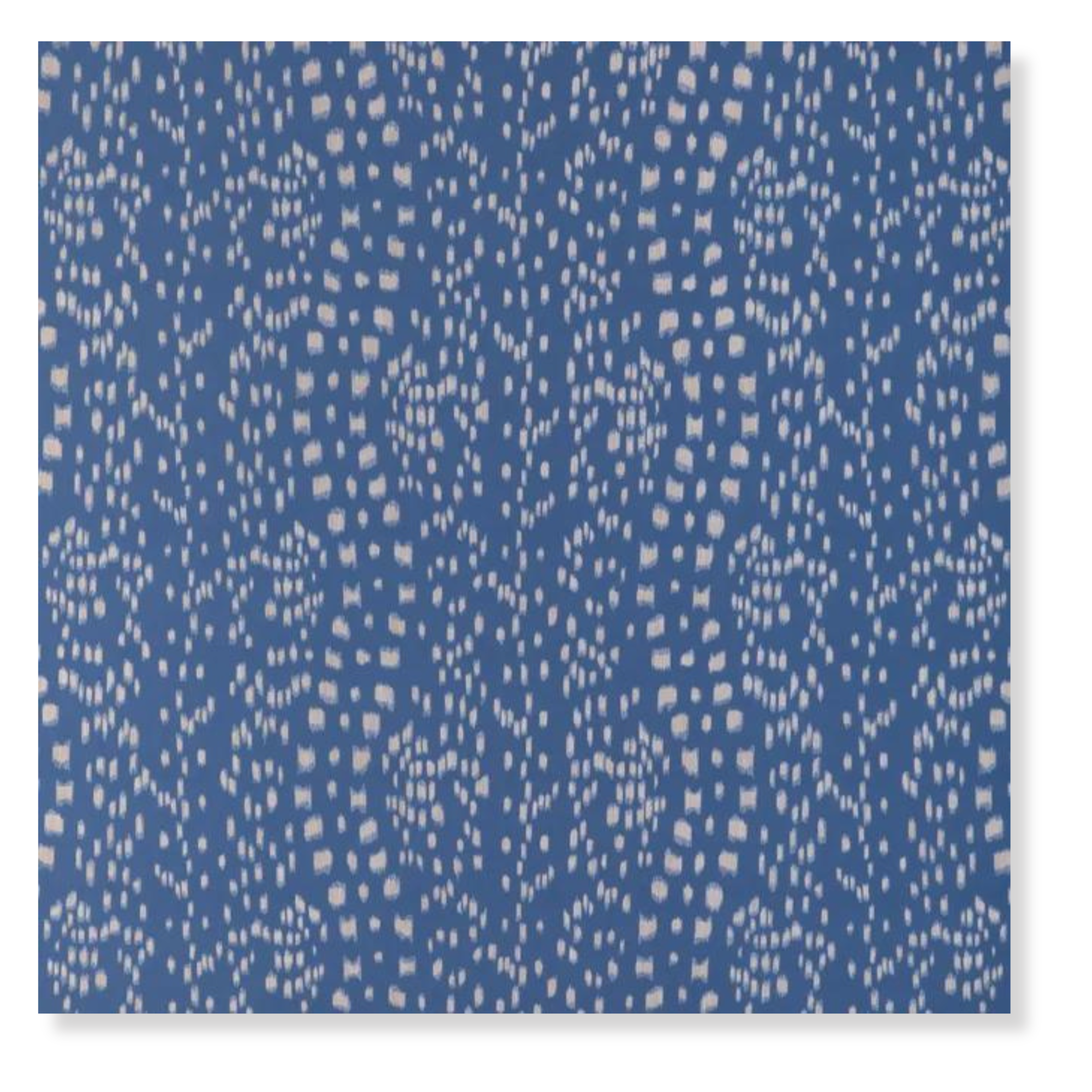 Les Touches Reverse Blue - Fabric by the Yard