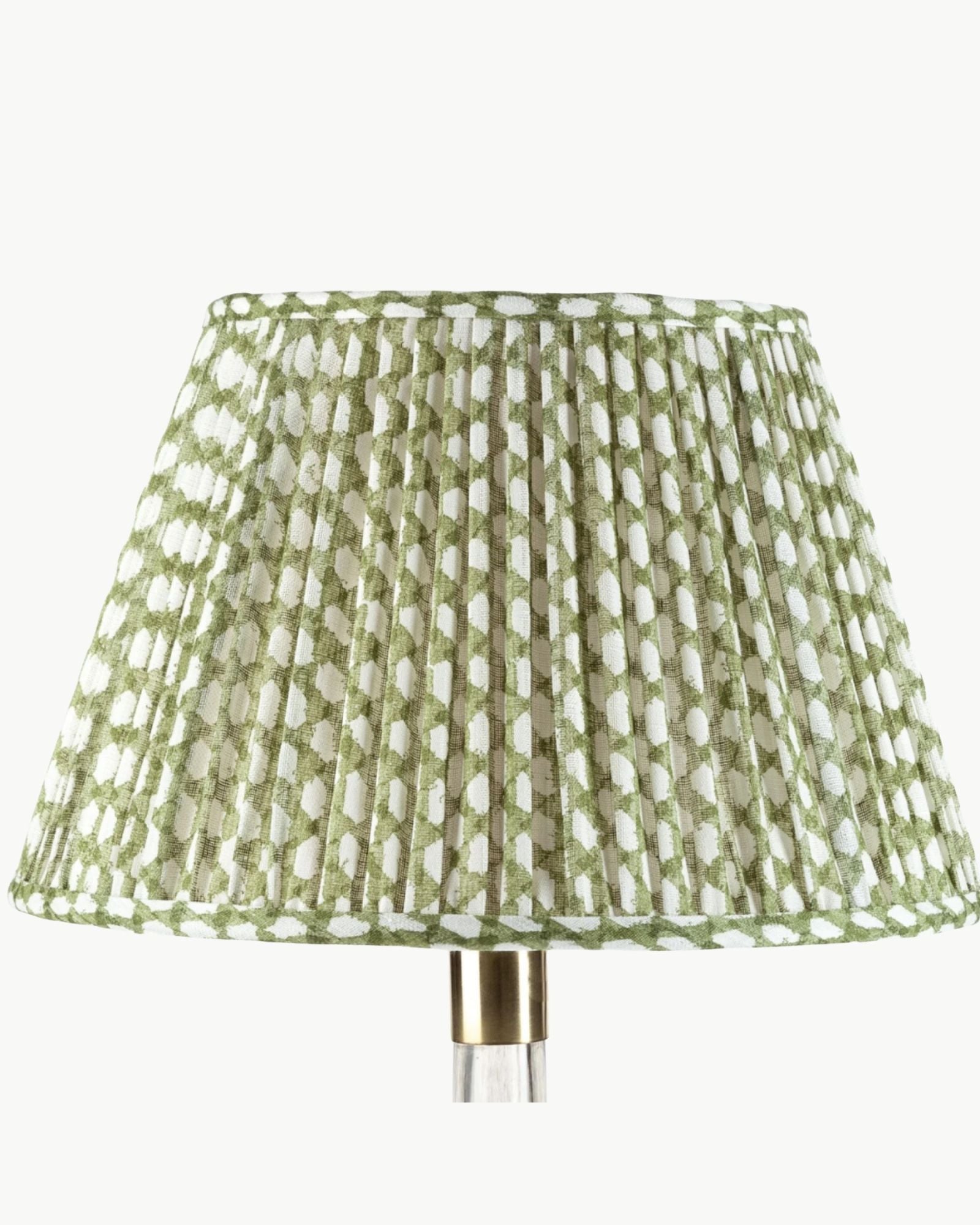 Green Wicker Lampshade