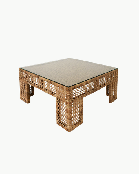 Hampton Rattan Coffee Table – Society Social