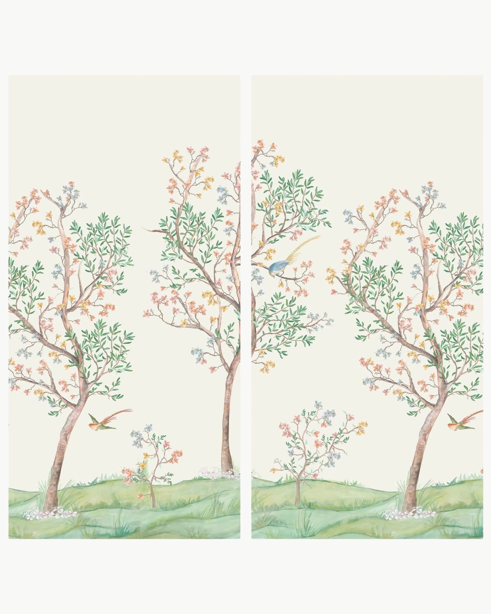 Hillside Chinoiserie Panels in Multi