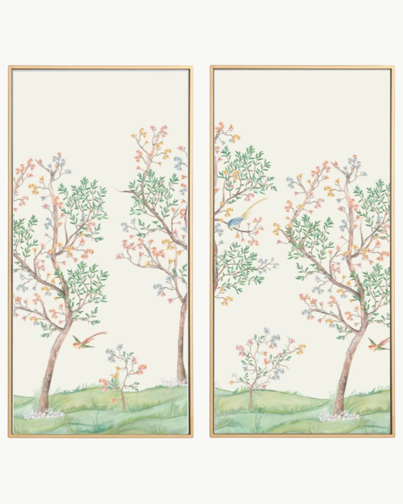 Hillside Chinoiserie Panels in Multi