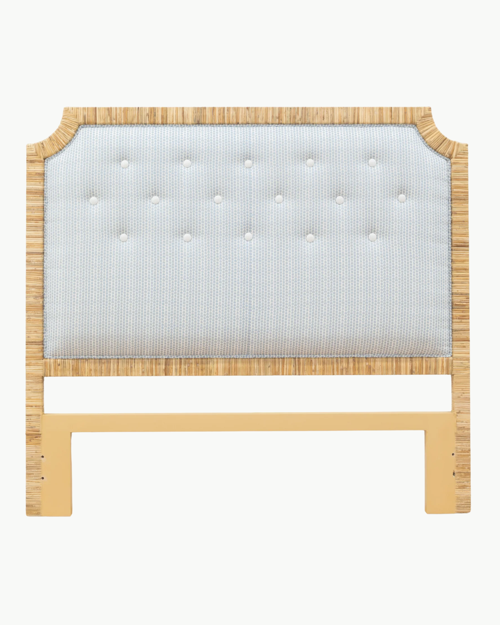 Grove Street Rattan Headboard - Queen in Veere Sky