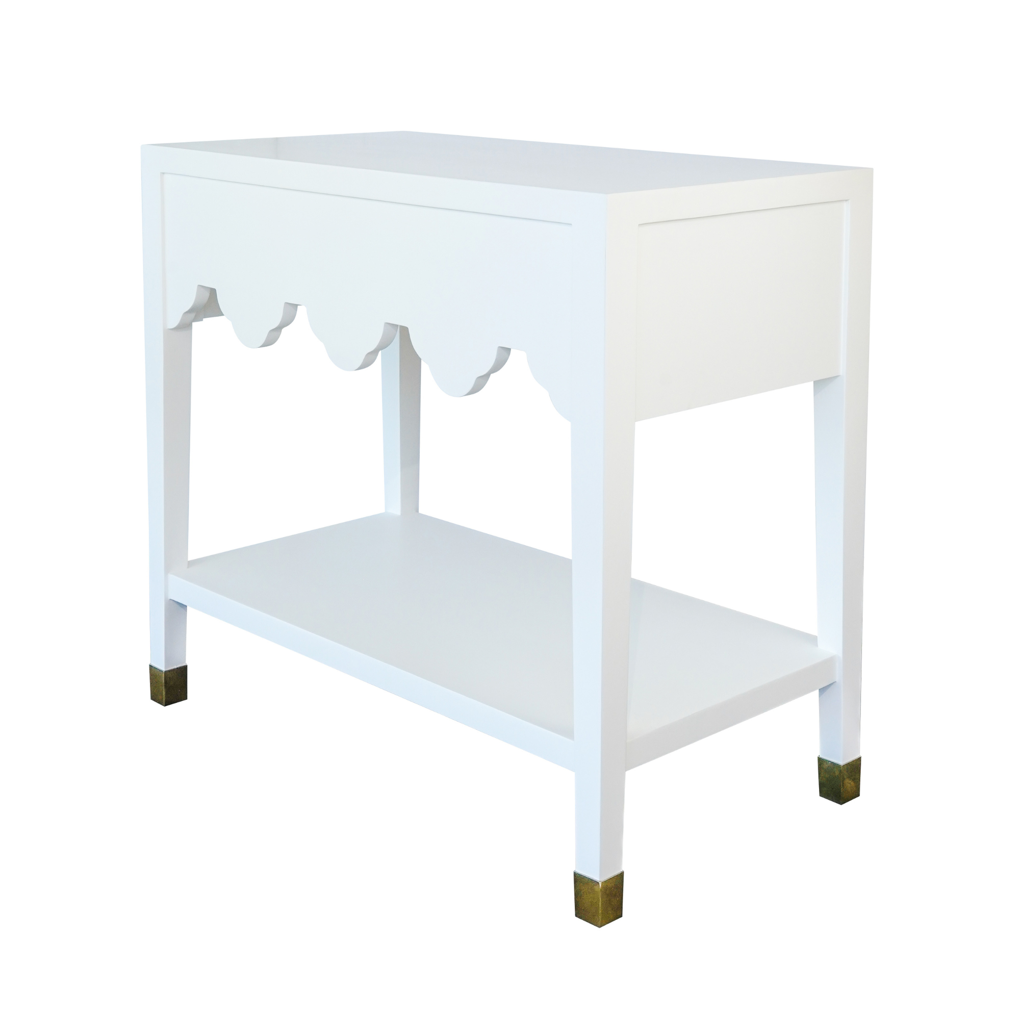 Hope Scalloped Side Table