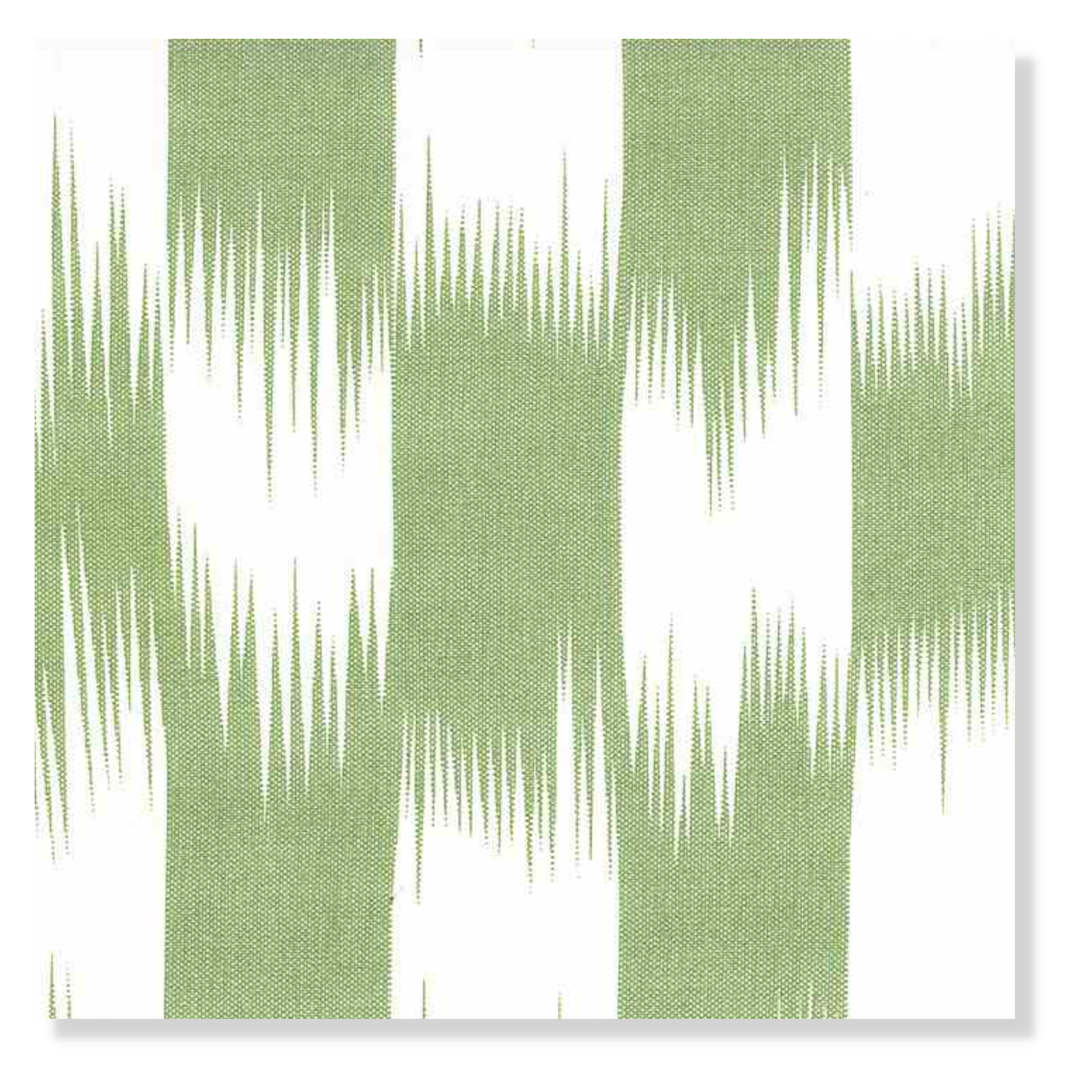 Performance India Ikat Green - Fabric by the Yard