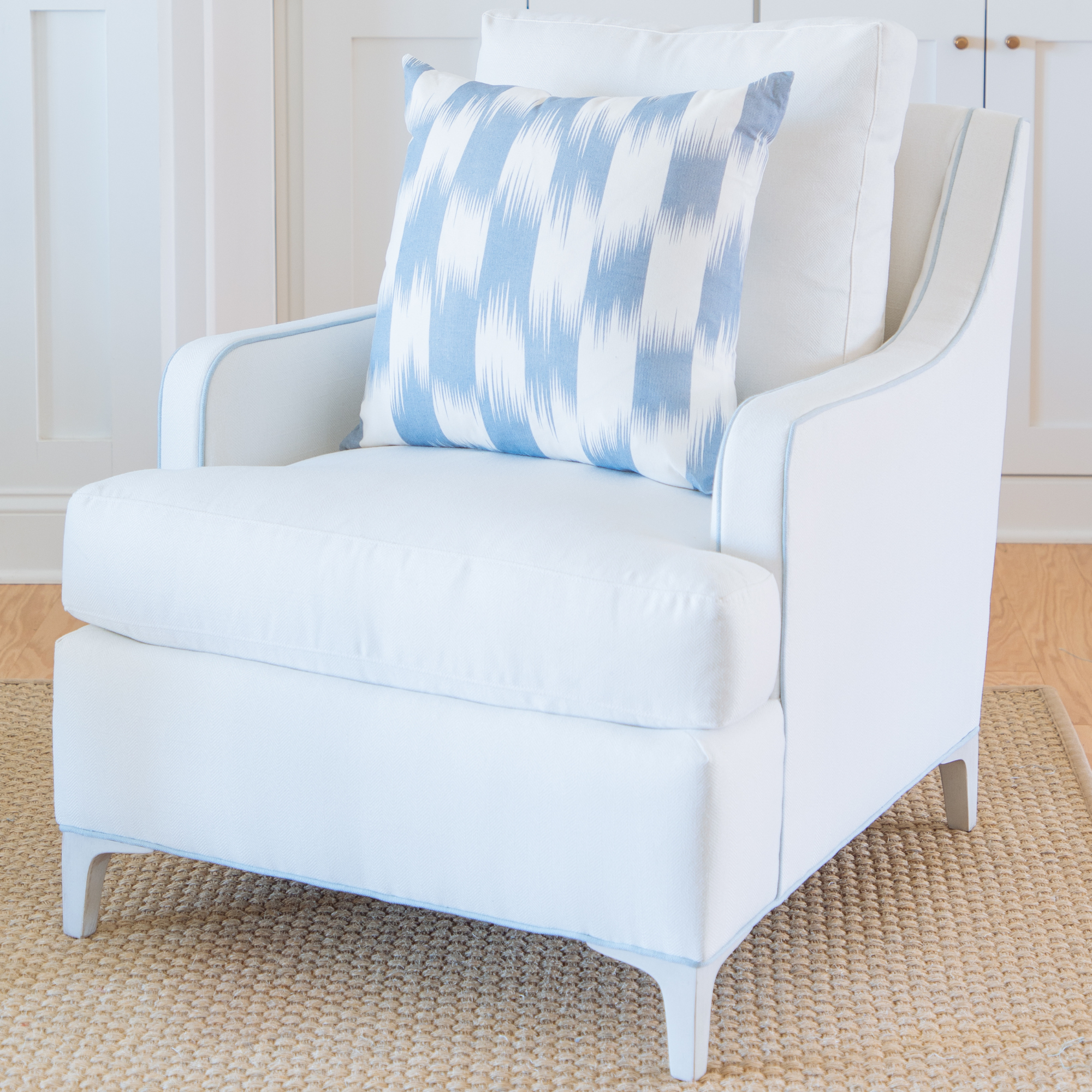 Performance India Ikat Denim - Fabric by the Yard