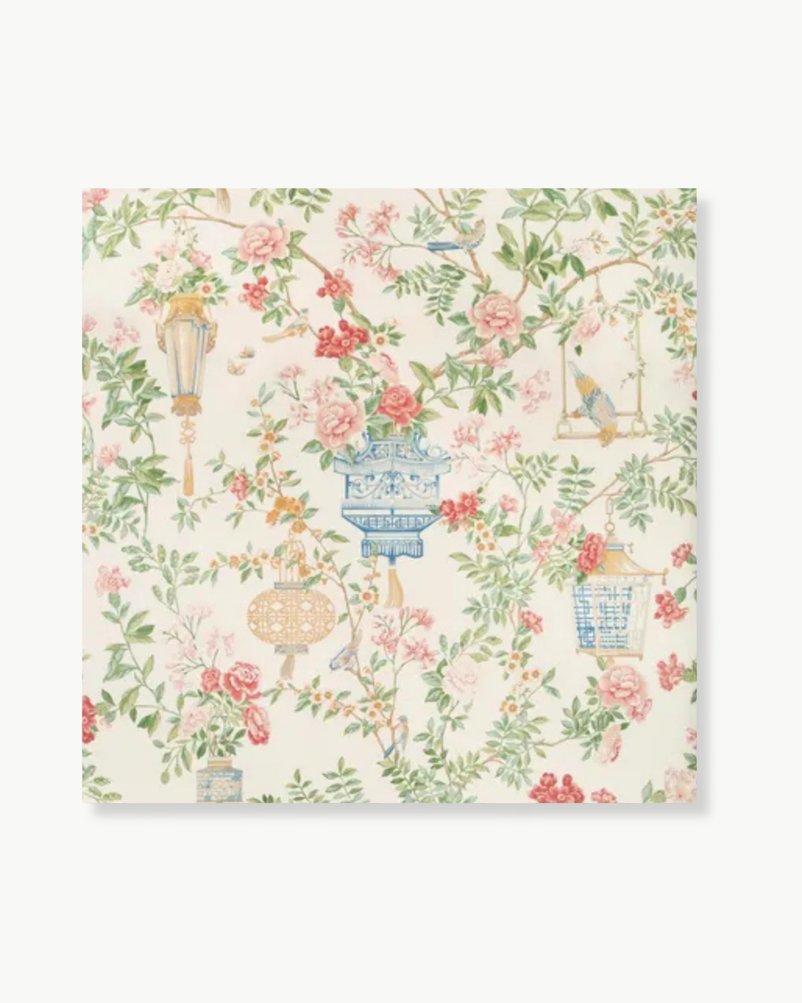 Jardin Fleuri in Ivory Wallpaper