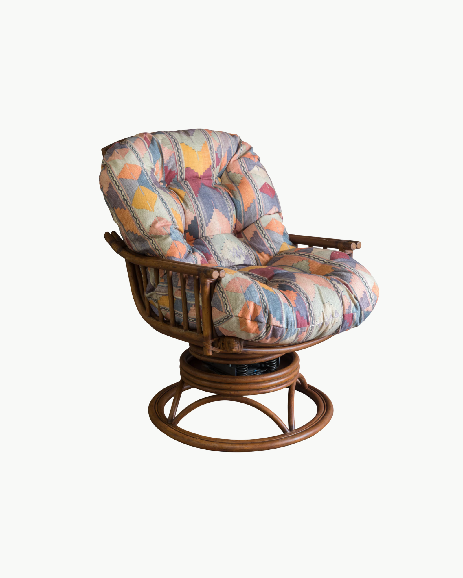 FACTORY | Knight Retro Rocker in St. Frank Shell Psychedelic Kilim