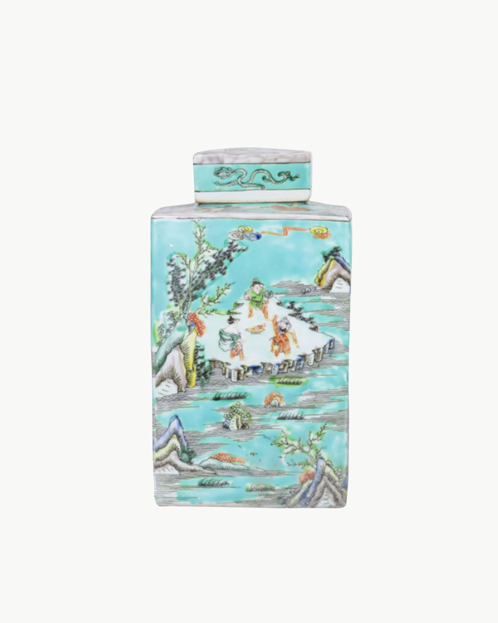Landscape Tea Jar