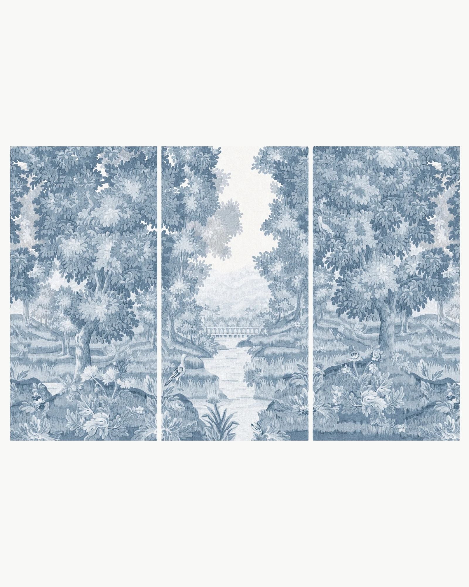 Left Bank Chinoiserie Panels in French Blue – Society Social