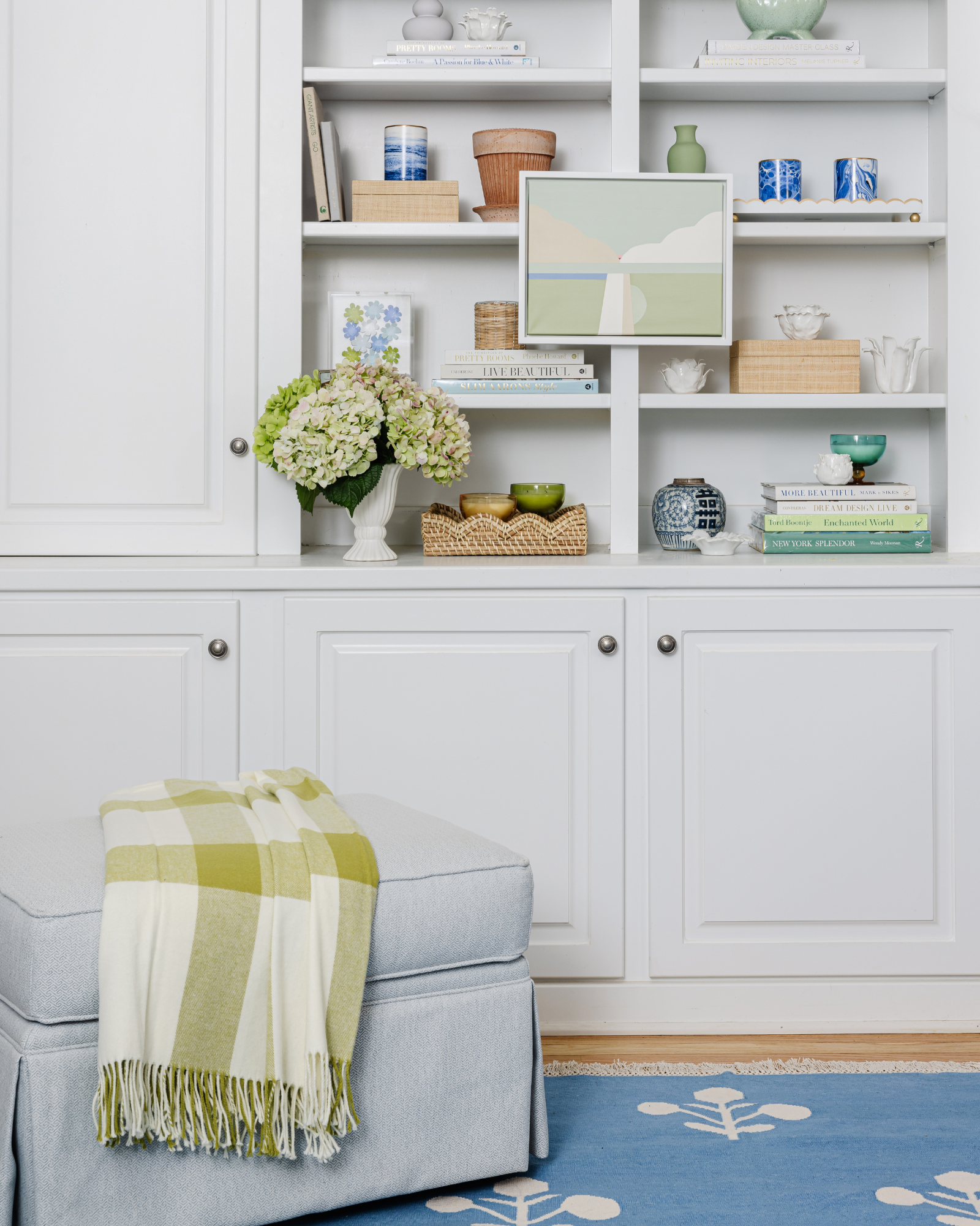 Lemongrass Plaid Throw