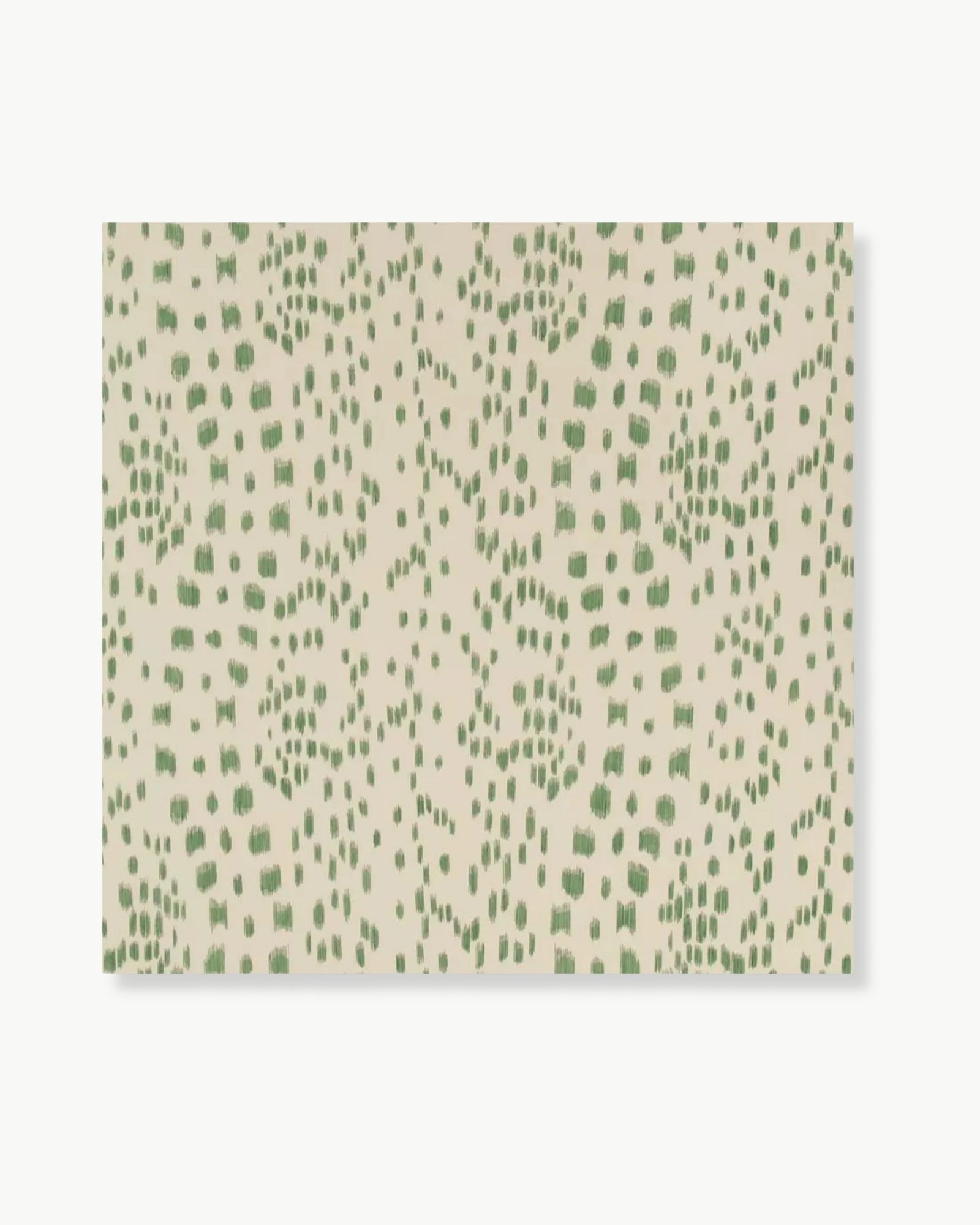 Les Touches Green Wallpaper Sample