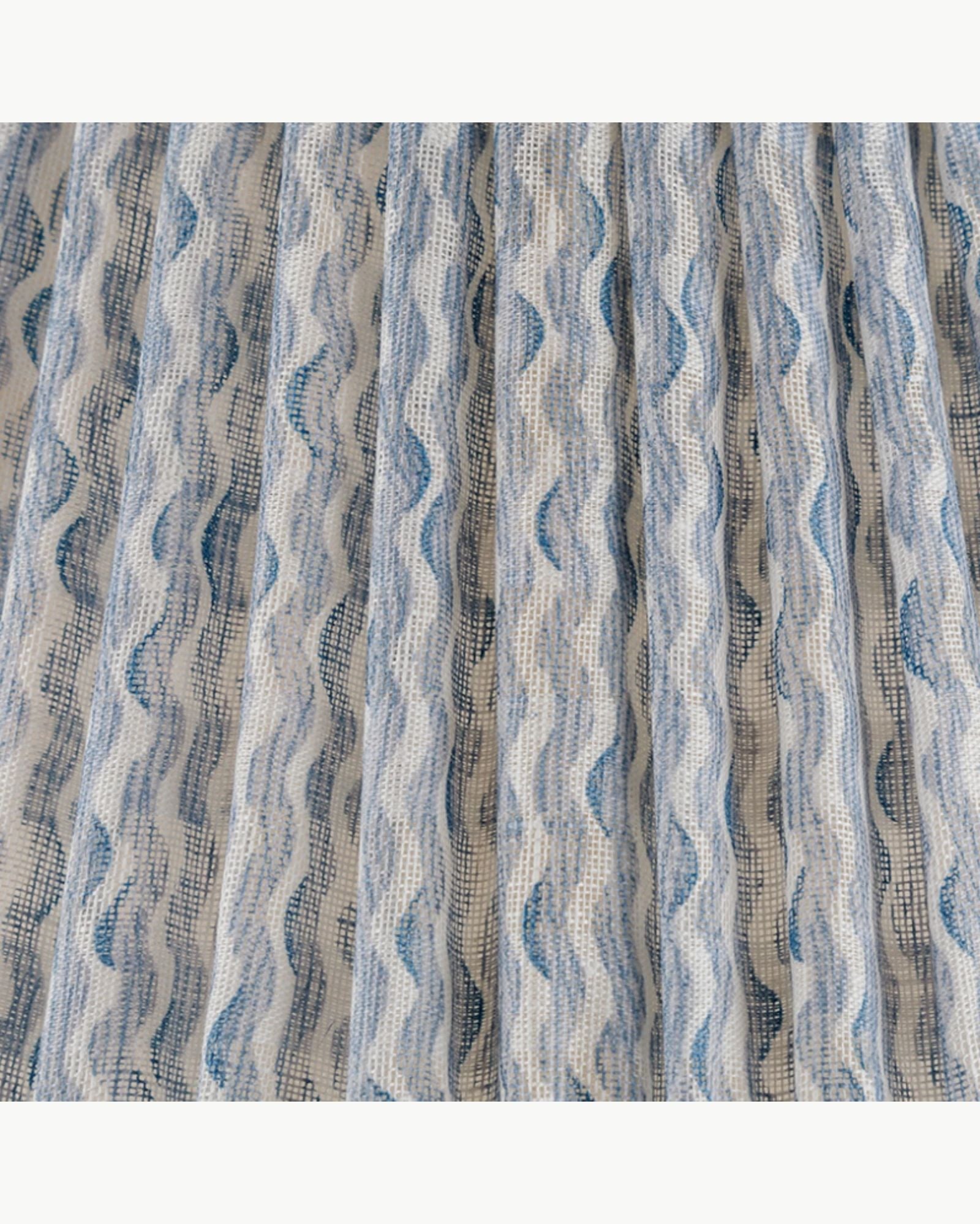 Light Blue Popple Lampshade