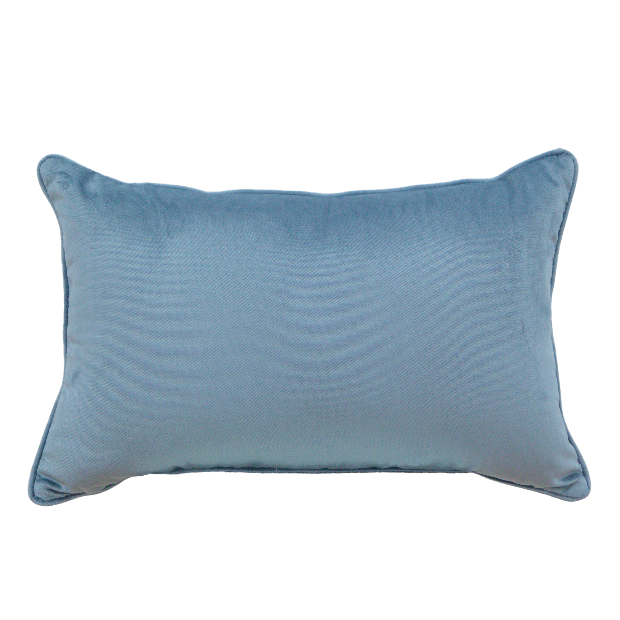 Milwood Moody Blue Velvet Lumbar Pillow