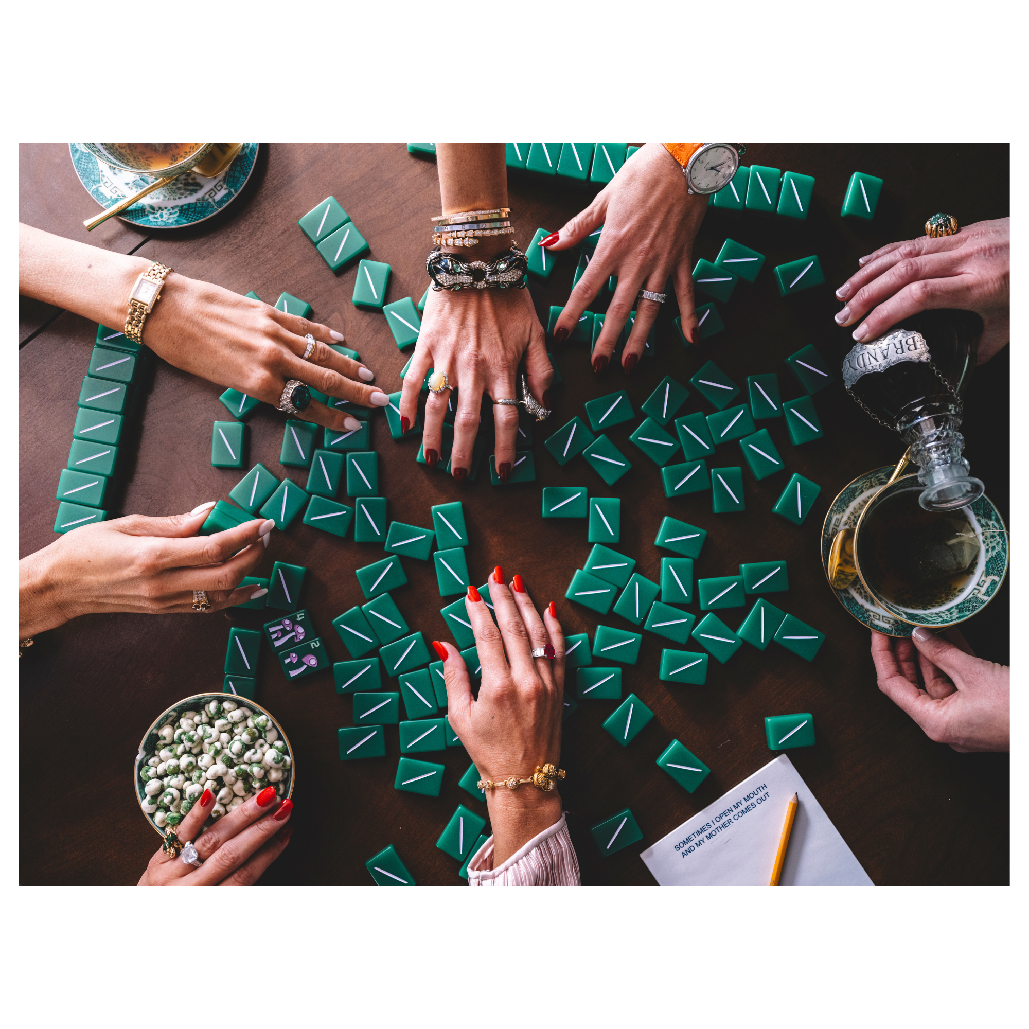 Mahjong at Night by Nick Mele