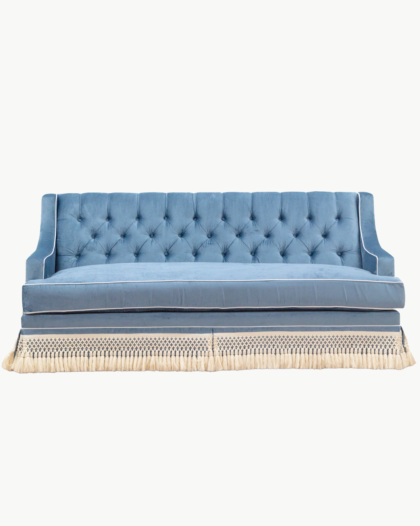 Monroe Tassel Sofa 84"