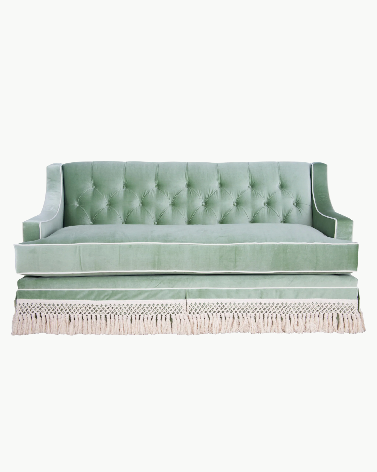 Monroe Tassel Sofa 75"